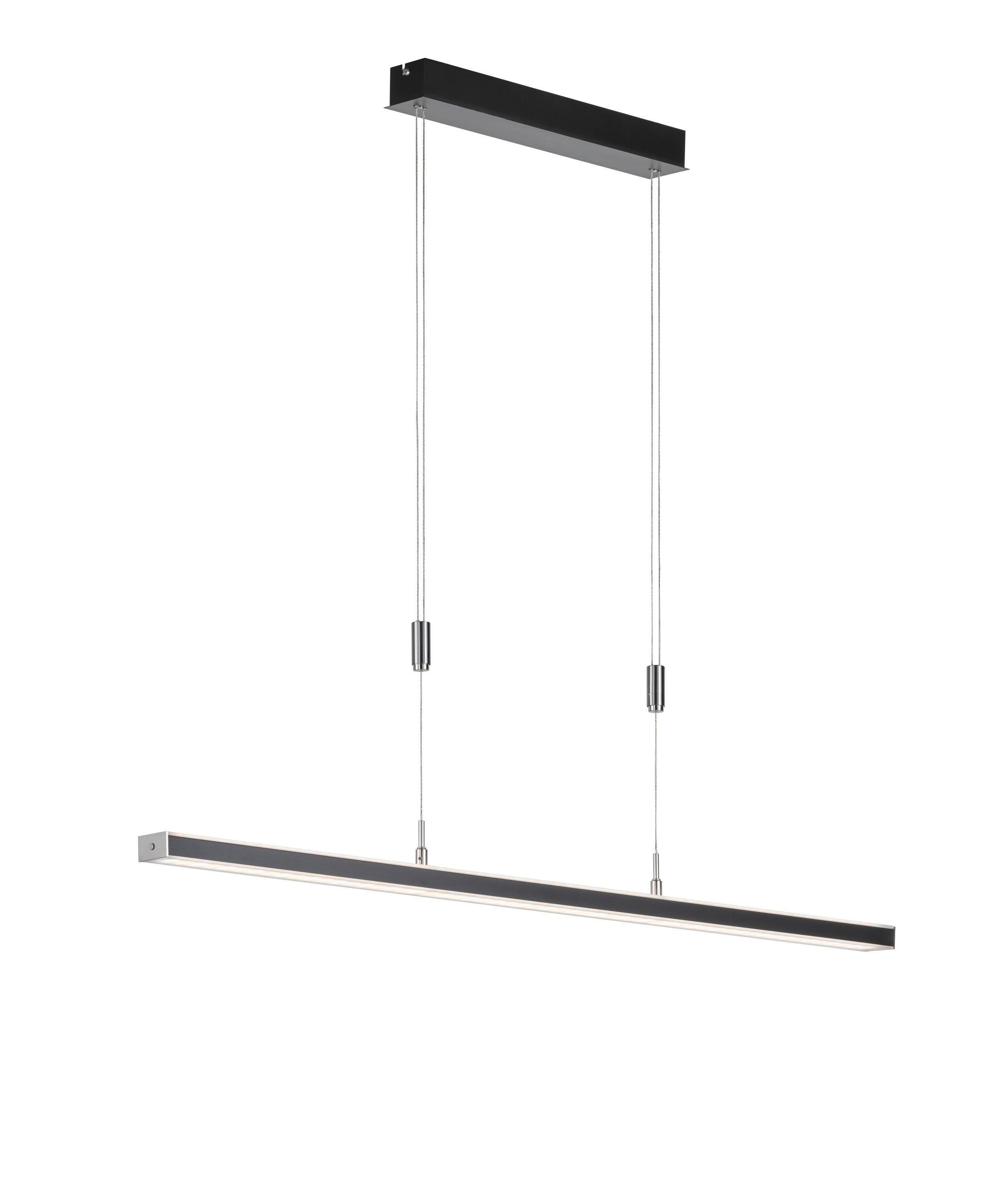 FISCHER & HONSEL Pendelleuchte FISCHER & HONSEL Pendelleuchte VITAN TW LB 115x7 cm schwarz, Neutralweiß