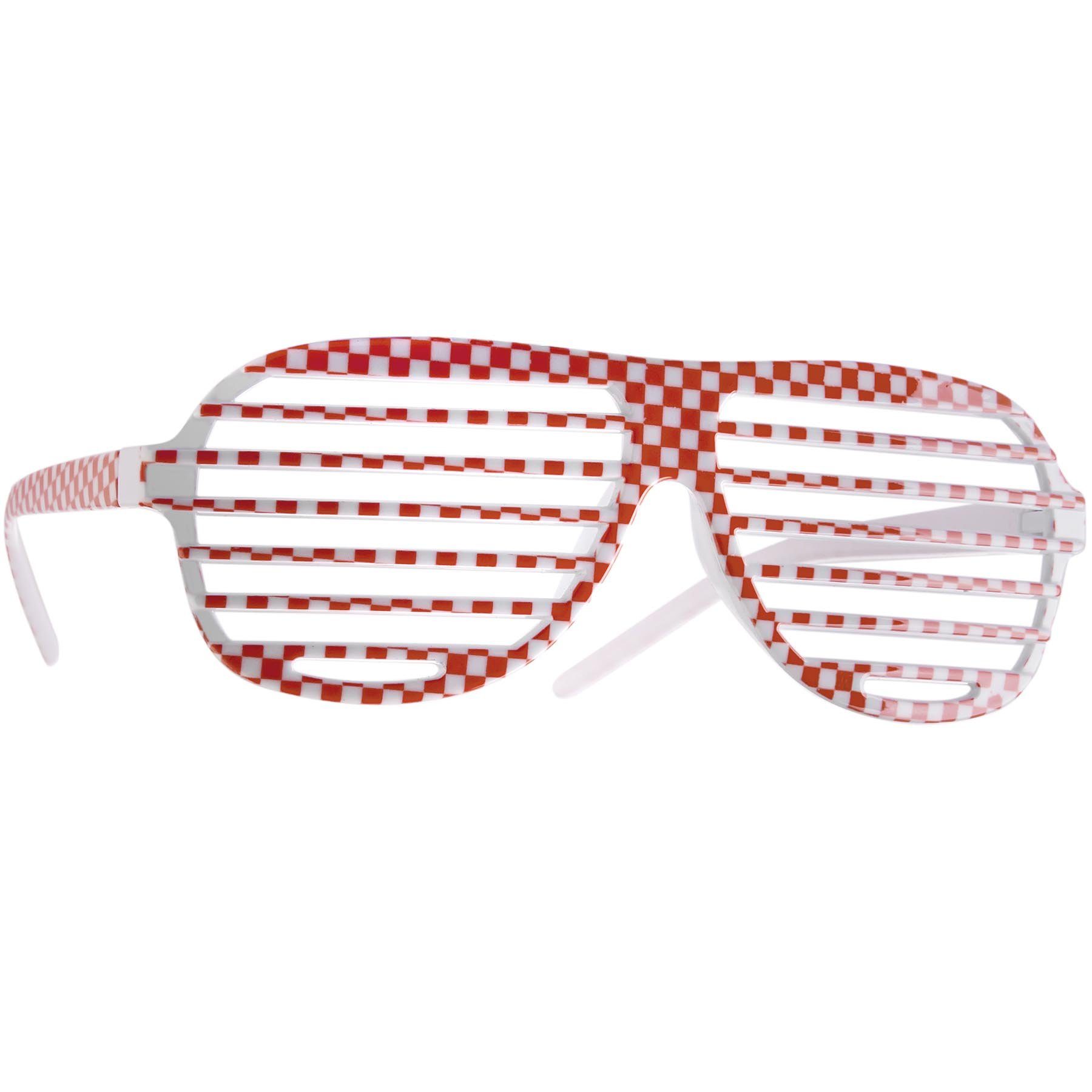 dressforfun Kostüm Party-Gitterbrille, Partybrille in Einheitsgröße
