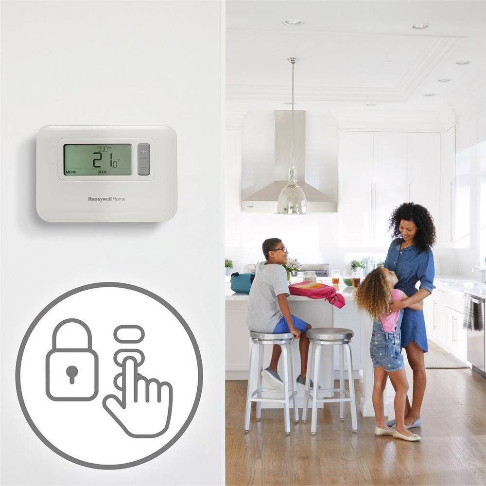 Honeywell Raumthermostat Home T3R 7-TageThermostat, programmierbar, drahtlos Y3C710RFEU
