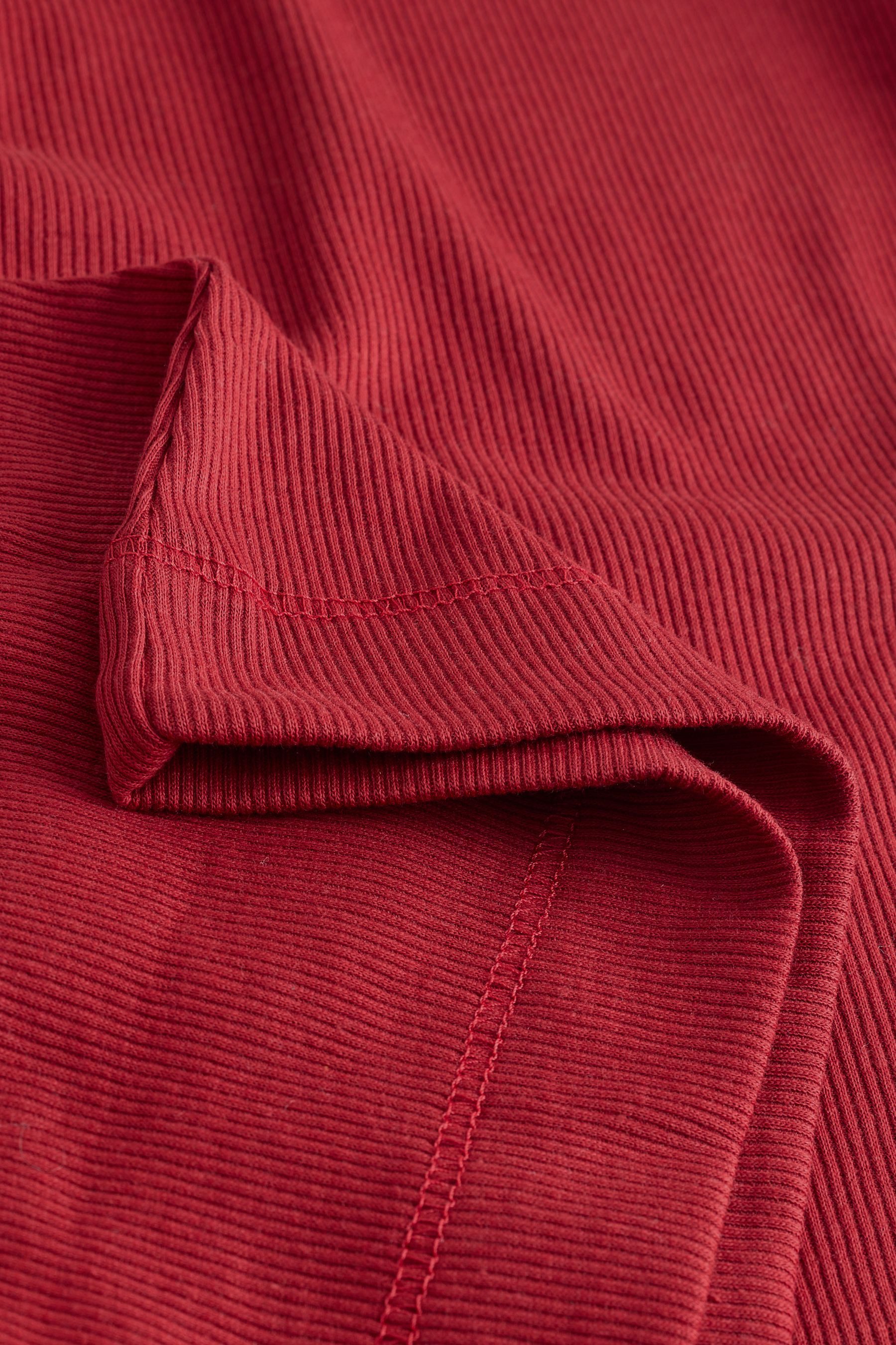 Next Langarmshirt Langärmeliges Rippstrickoberteil mit Rollkragen (1-tlg)