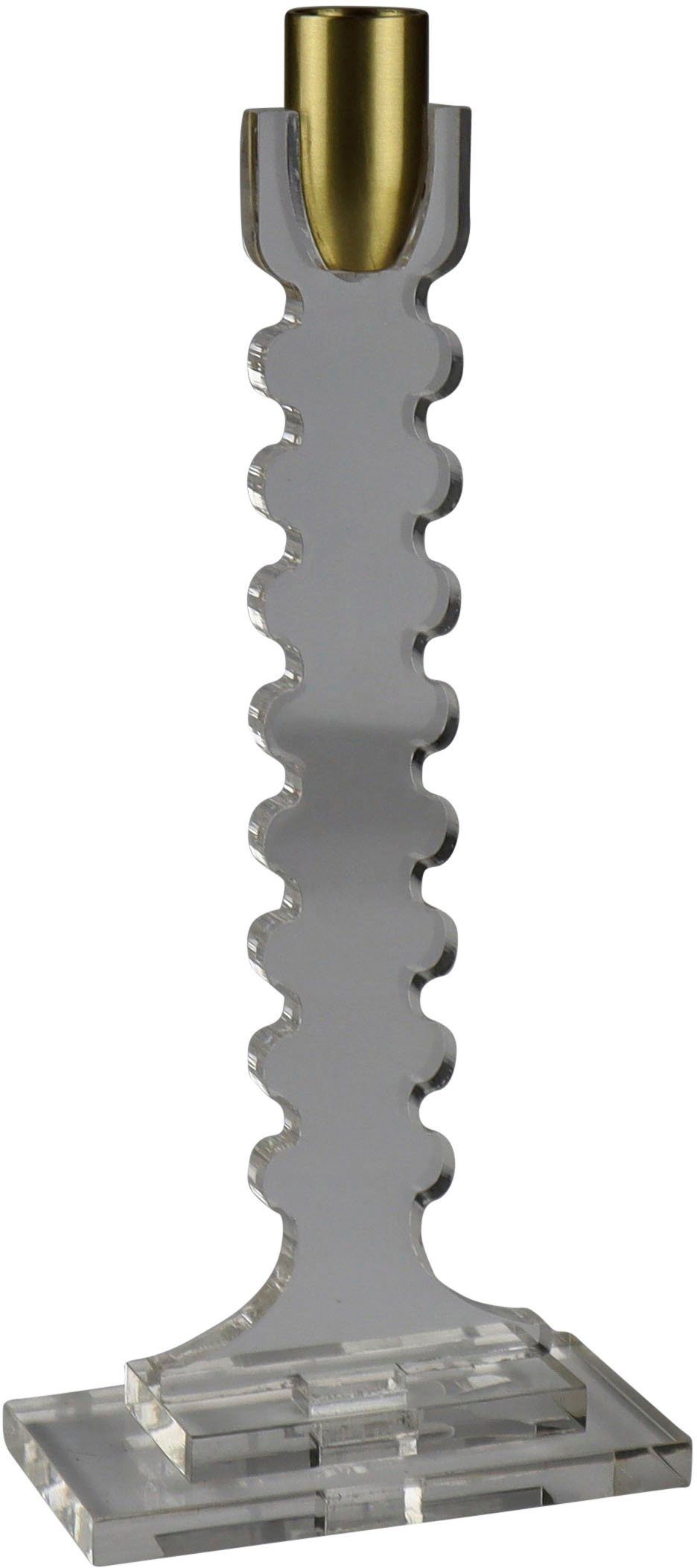 AM Design Kerzenleuchter Stabkerzenhalter aus cm Acryl (1 Höhe St), ca. 27