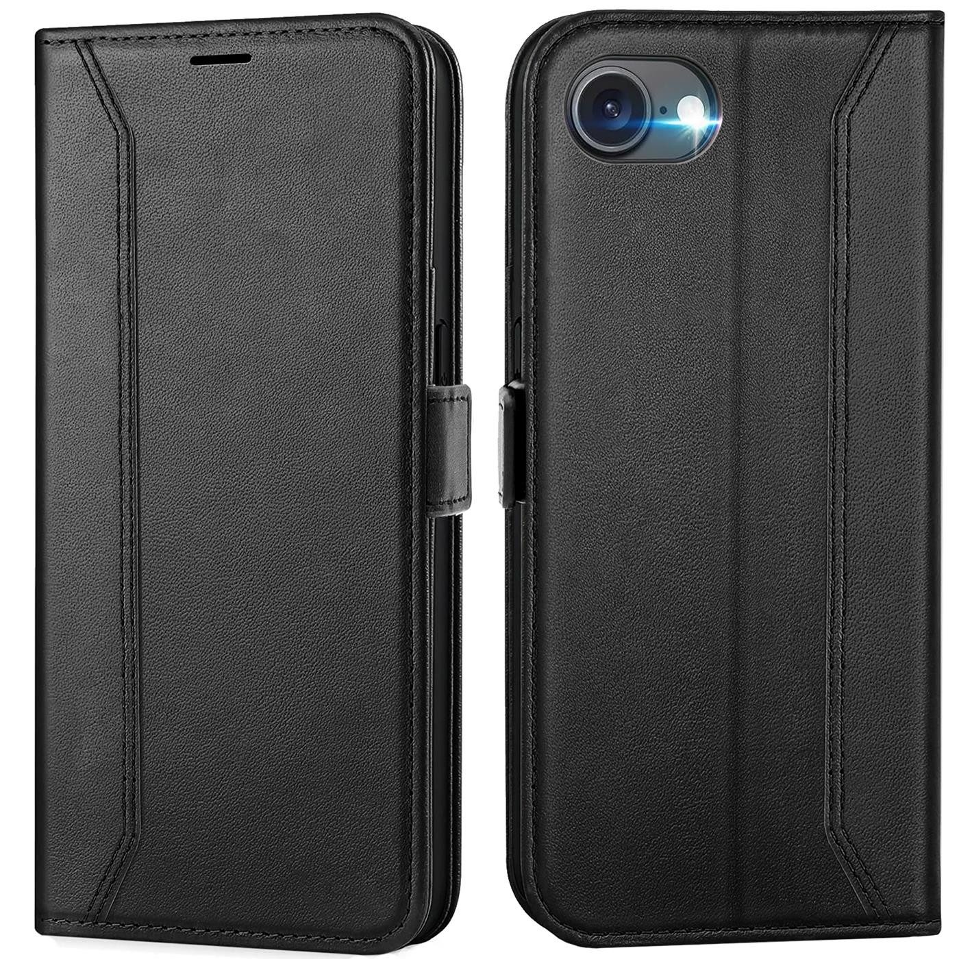 CoolGadget Handyhülle Book Case Elegance Tasche für iPhone 17e / iPhone 16e 6,1 Zoll, Hülle Magnet Klapphülle Flip Case für iPhone 16e Schutzhülle