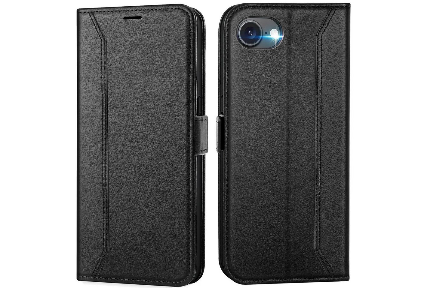 CoolGadget Handyhülle Book Case Elegance Tasche für iPhone 17e / iPhone 16e 6,1 Zoll, Hülle Magnet Klapphülle Flip Case für iPhone 16e Schutzhülle