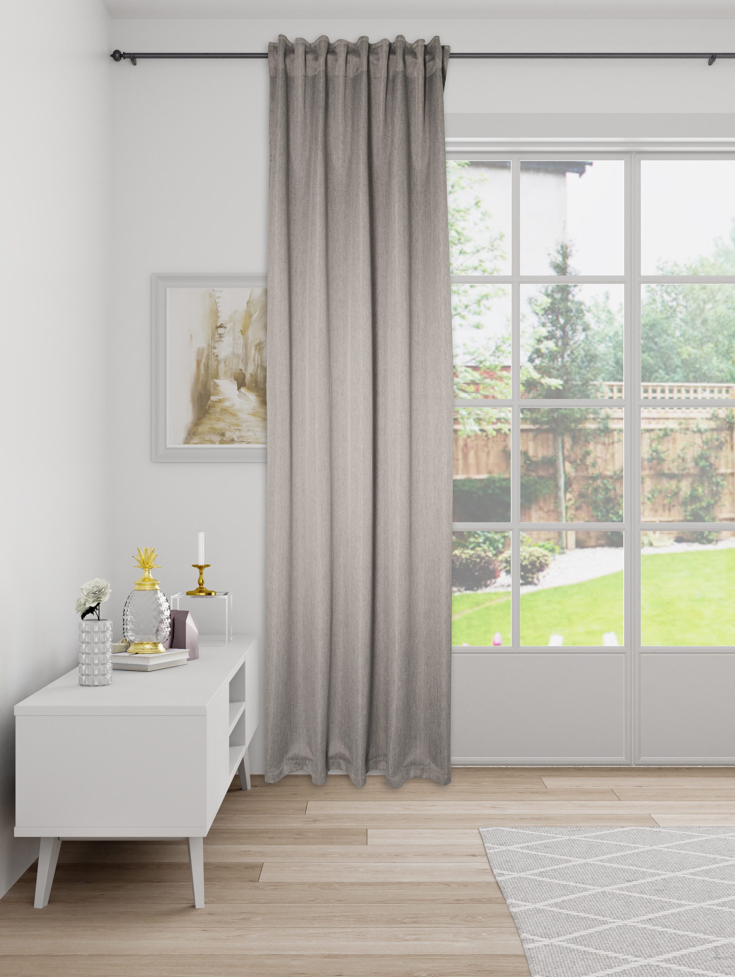 HOMING Vorhang Galdin (1 St), verdeckte Schlaufen, abdunkelnd, Fertigschal