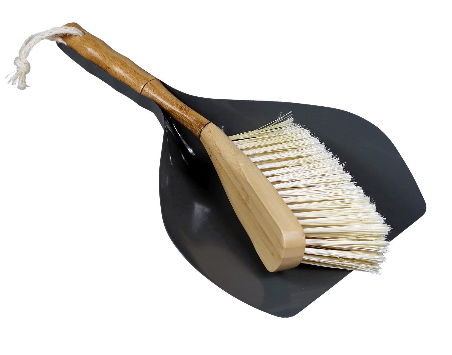 Capventure Kehrgarnitur Cabanaz - Kehrset Kehrschaufel Handfeger grau 1201133 Auswahl Farbe:, (Set bestehend aus Handfeger und Schaufel)