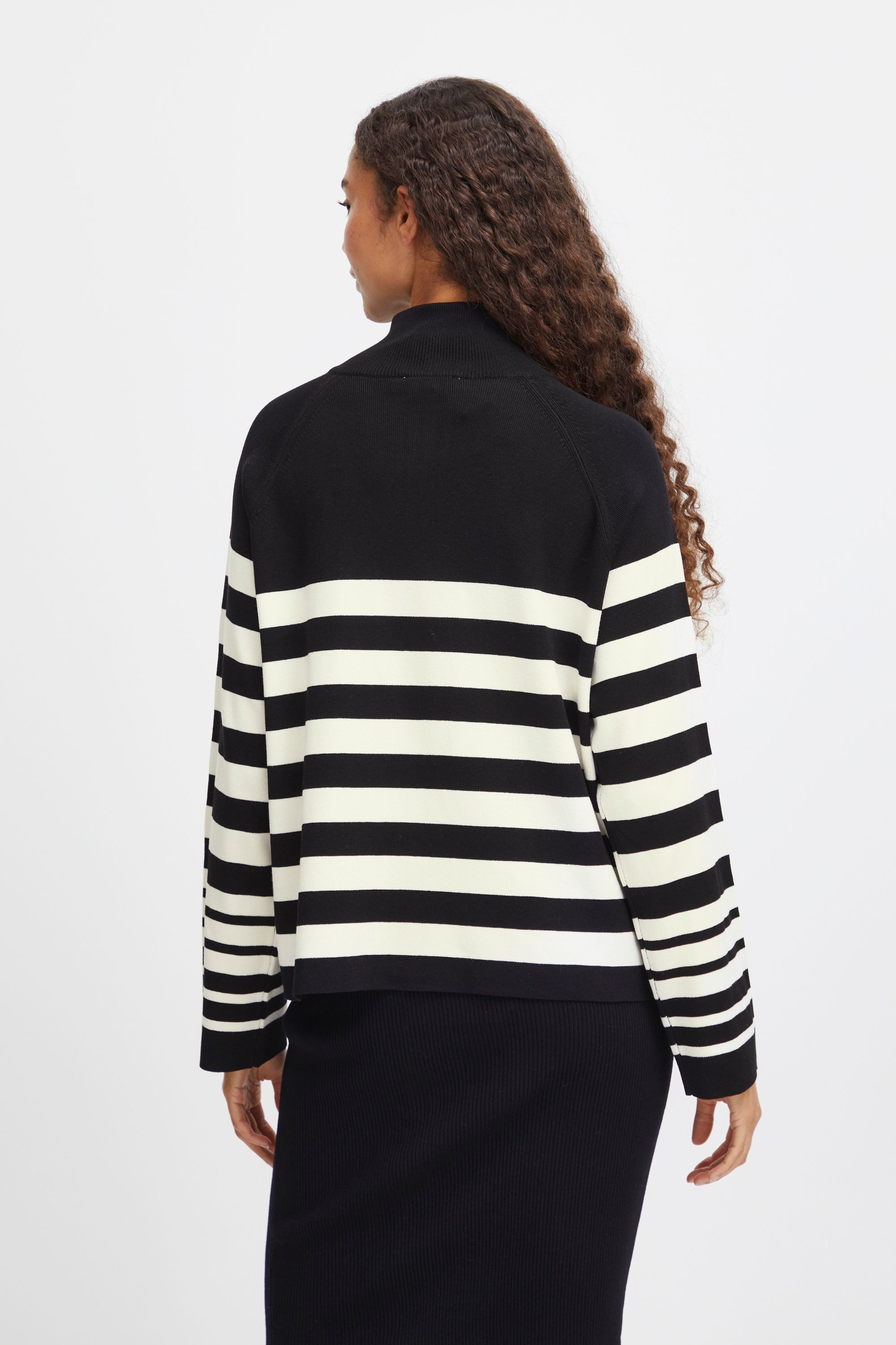 b.young Strickpullover BYMMORLA HALFZIP JUMPER - KNIT