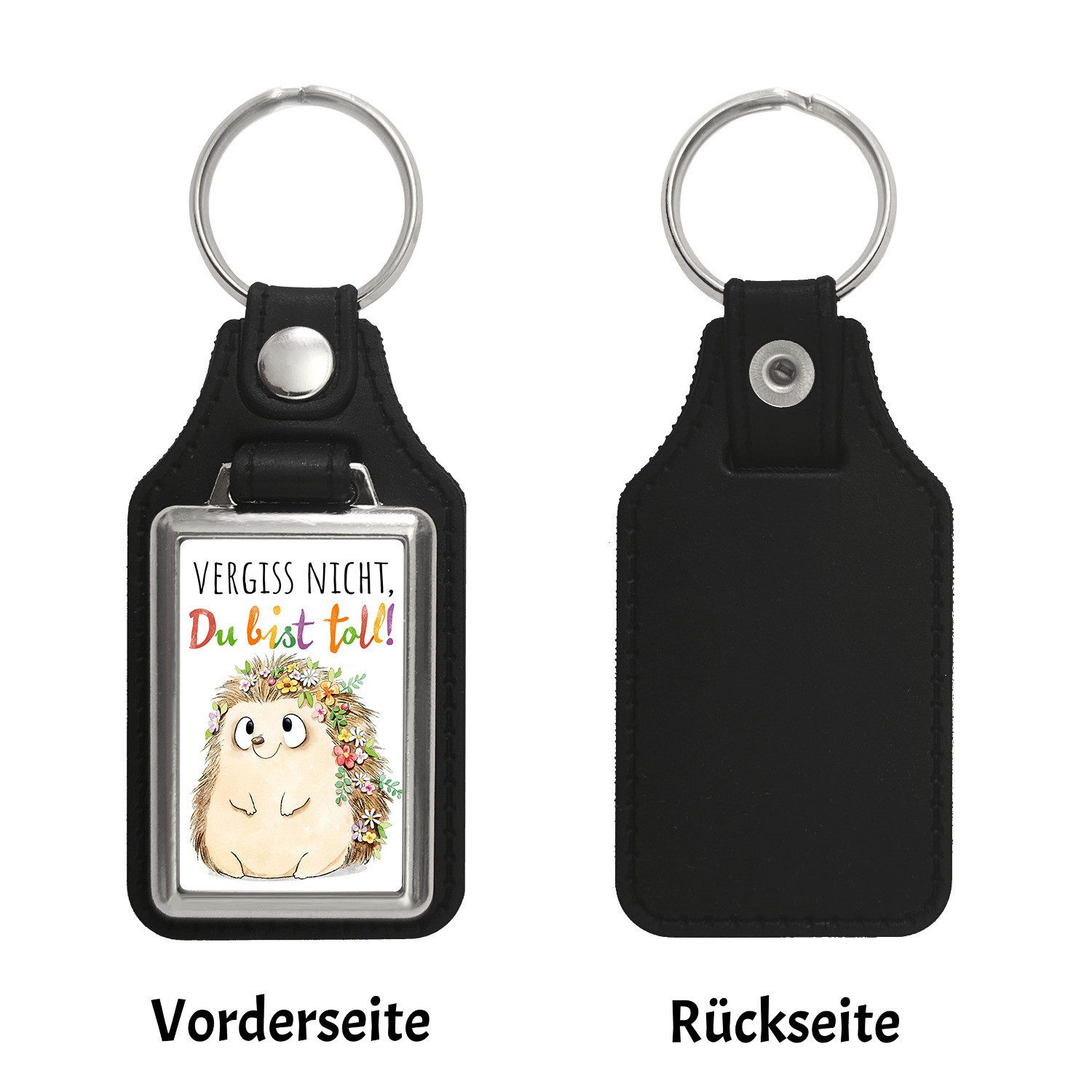 speecheese Schlüsselanhänger Igel Schlüsselanhänger mit Kunstleder günstig online kaufen