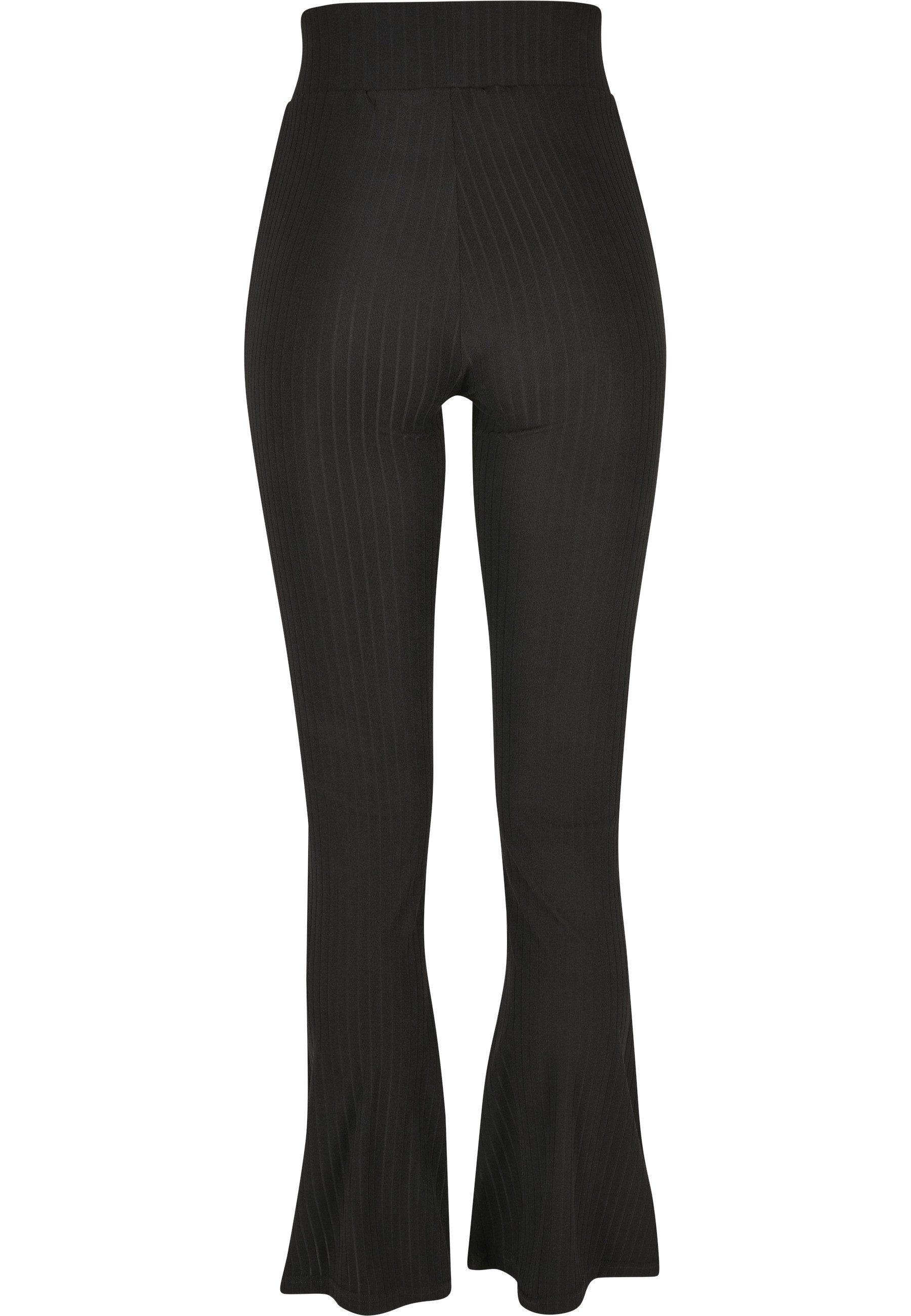 URBAN CLASSICS Leggings Urban Classics Damen Ladies High Waist Rib Flared L günstig online kaufen