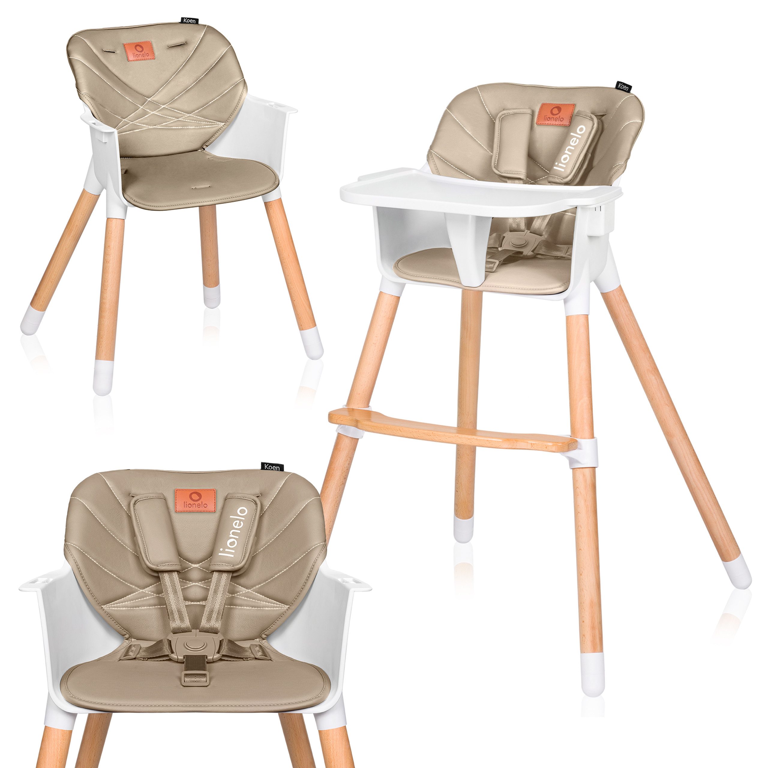 lionelo Hochstuhl KOEN (TOP), 2in1/skandinavisches Design günstig online kaufen