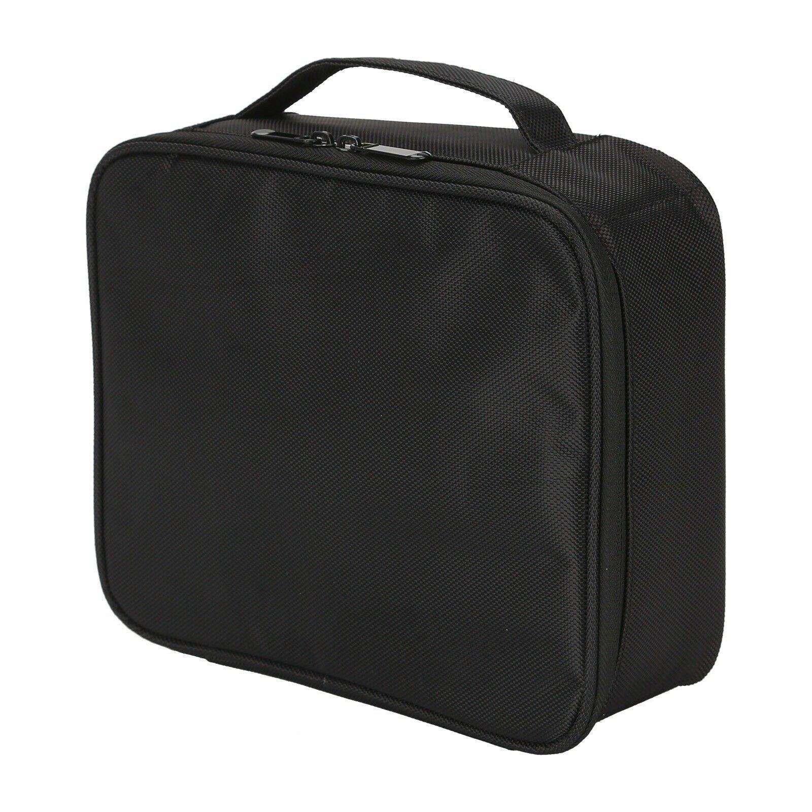 FANNOU Kosmetiktasche 27 x 24 x 3 cm, Portable Reise Make Up Organizer Tasche, Schmink Aufbewahrung Kosmetische Wasserdicht mit Einstellbaren Teiler