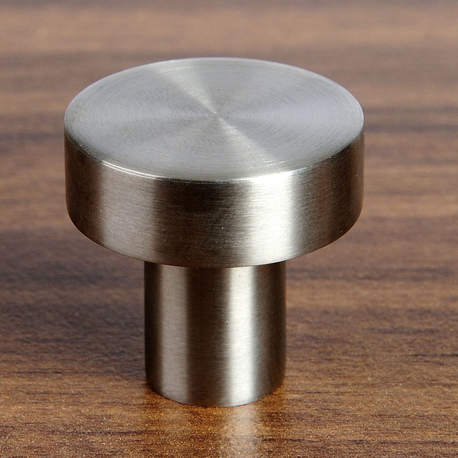 SO-TECH® Möbelknopf Schrankknopf EK03 echt Edelstahl, Knopf Knauf Möbelknauf incl. Schraube