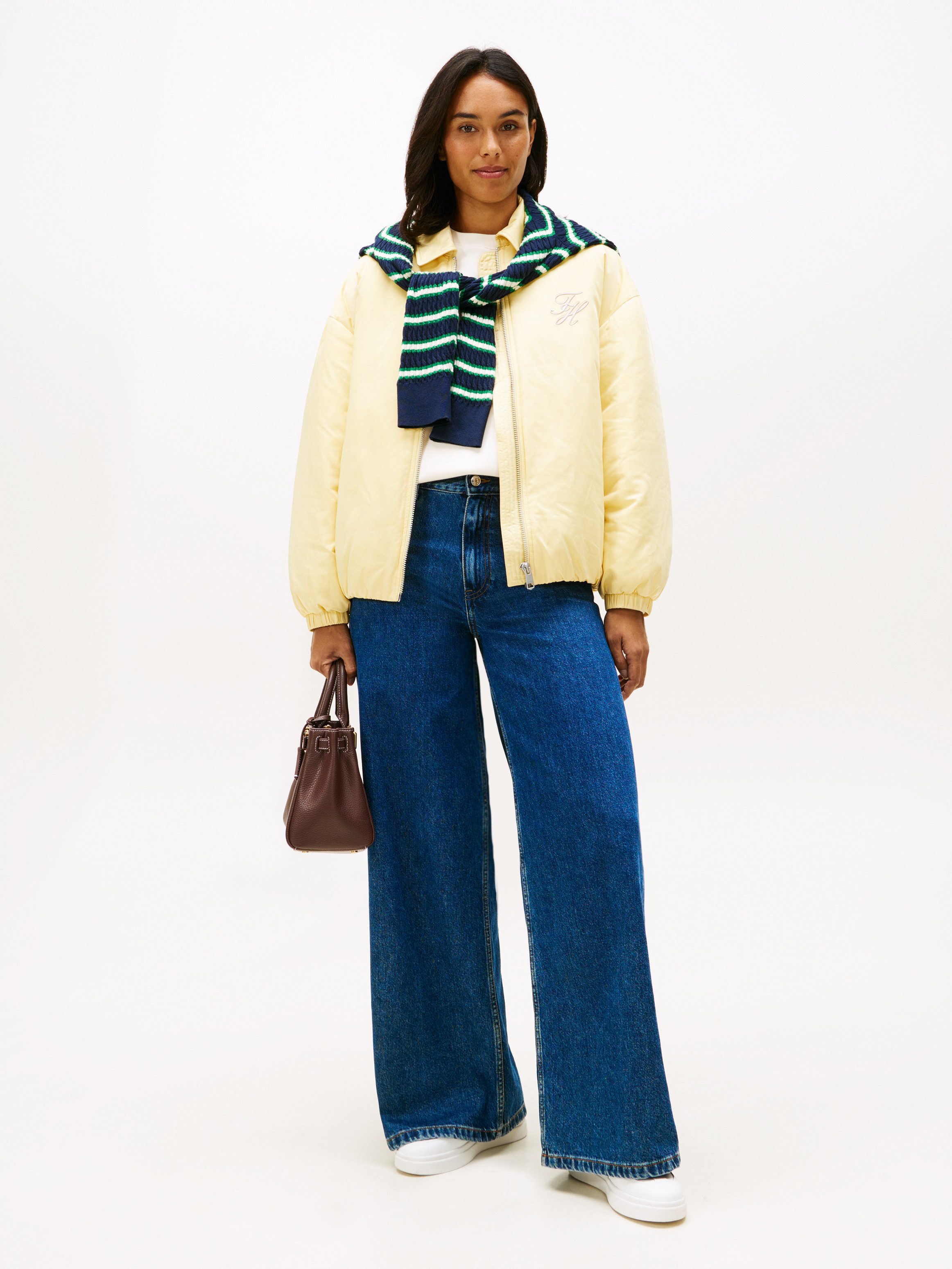 Tommy Hilfiger High-waist-Jeans DNM 70's WIDE LEG HW