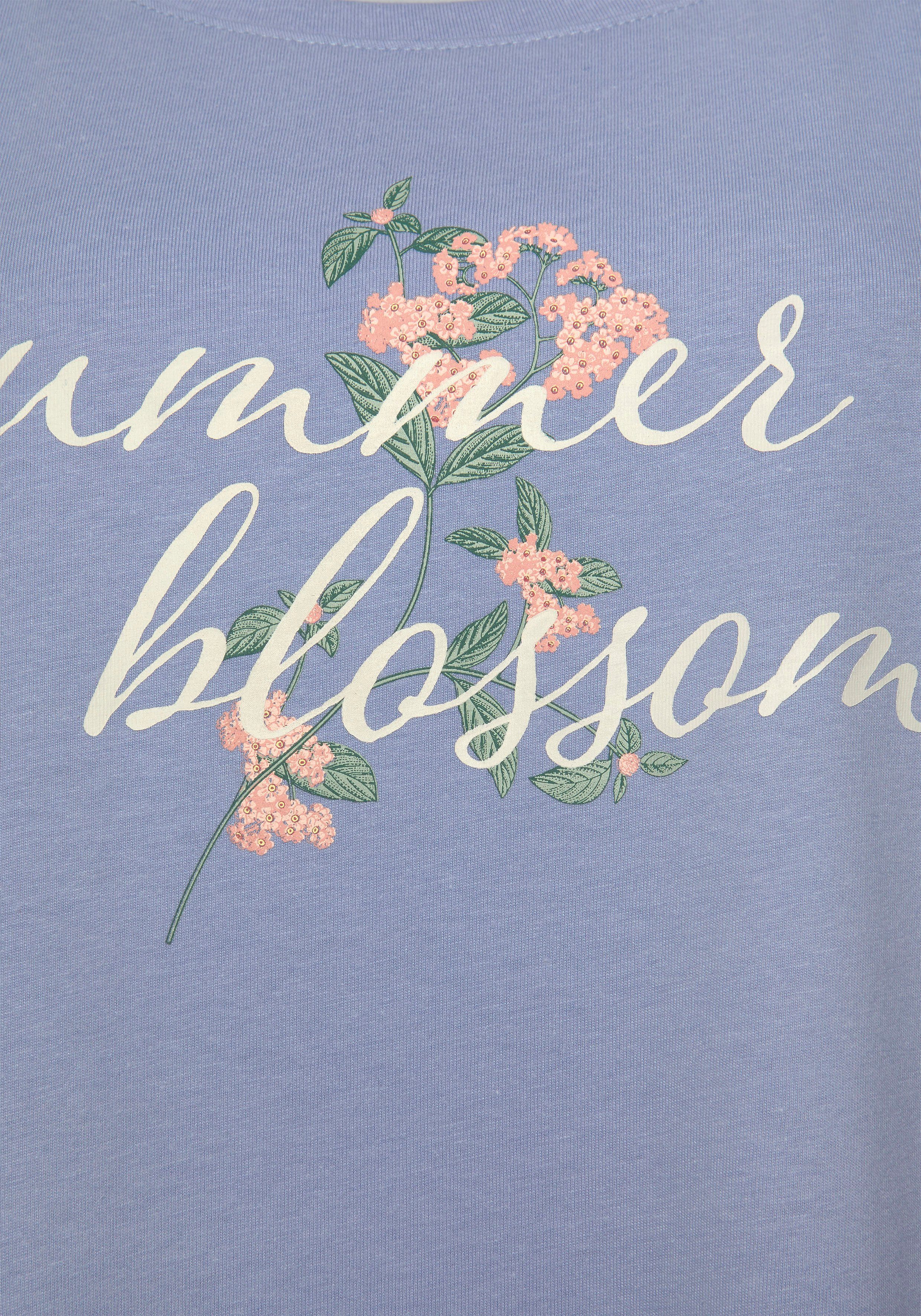 Vivance Dreams Sleepshirt mit Statement Druck