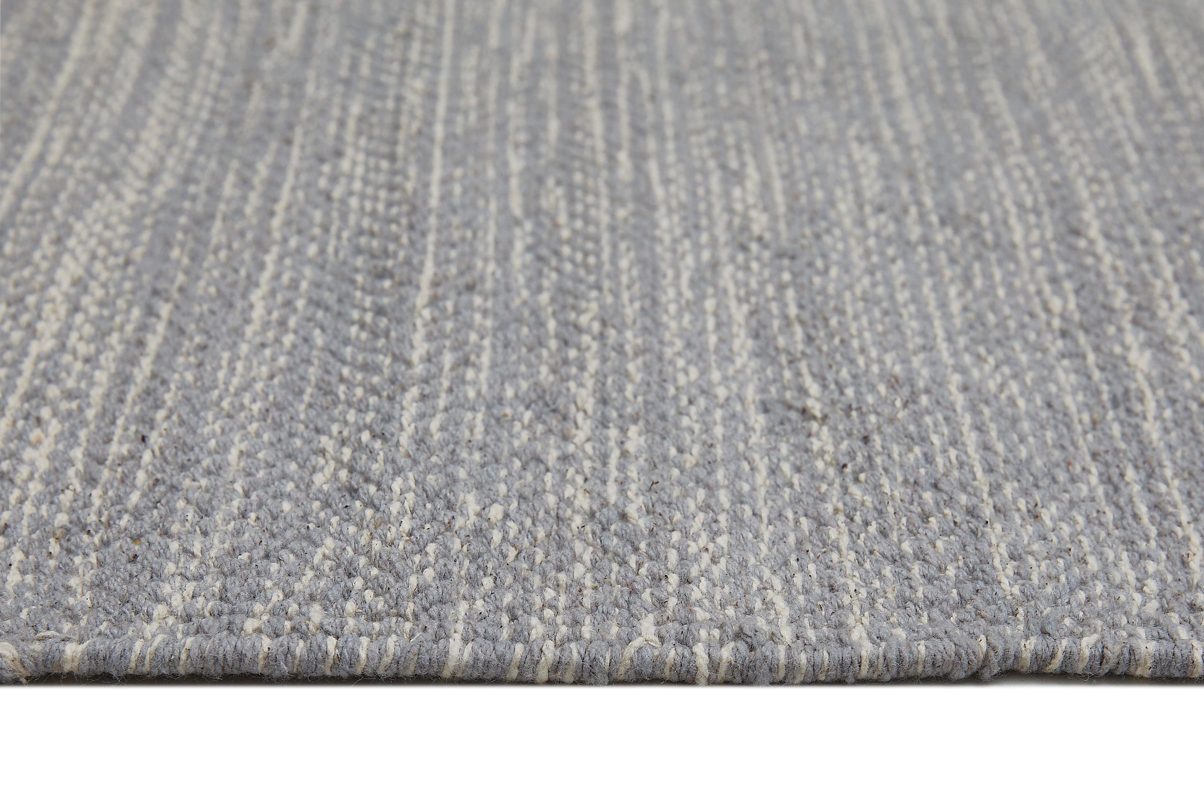 Teppich Opland, grau mm, meliert, reine 8 Baumwolle Andiamo, Höhe: mit Farbverlauf, rechteckig
