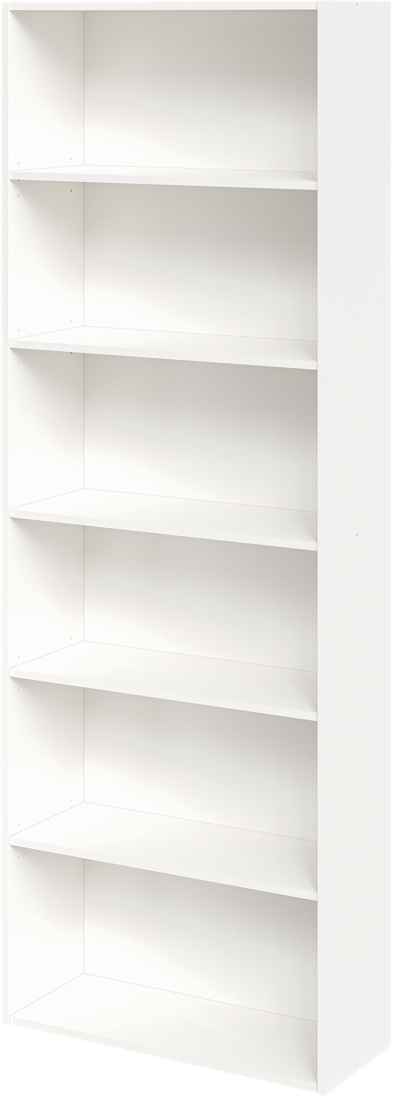 FMD Bücherregal Bitz, offene Fächer, variable Einlegeböden, Breite: 44,4 oder 71,2 cm