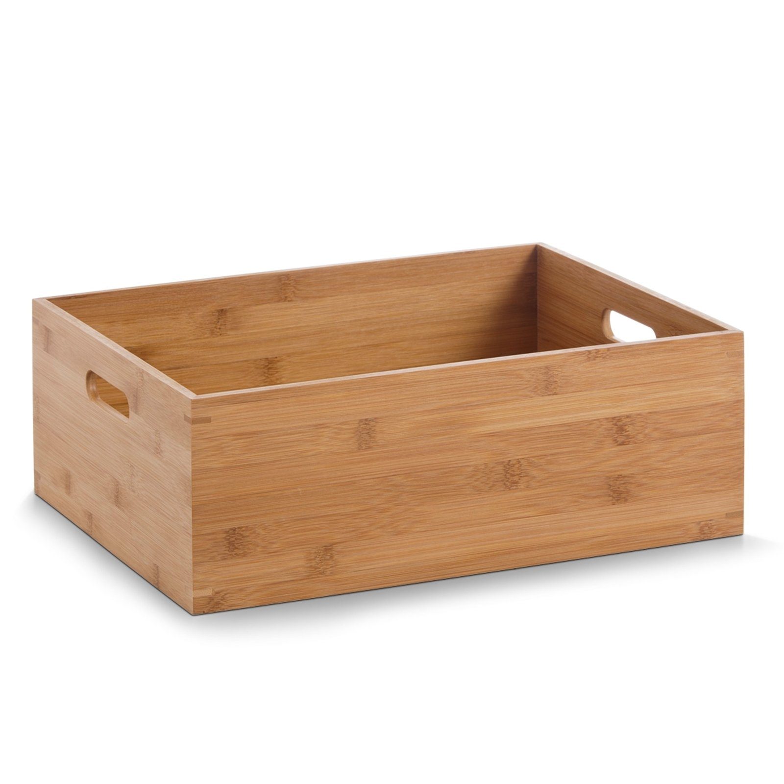 Zeller Present Aufbewahrungsbox Aufbewahrungskiste 40 x 30 x 14 Bambus (Stück, 1 St., 1 Aufbewahrungsbox), Aufbewahrungsbox Ordnungsbox