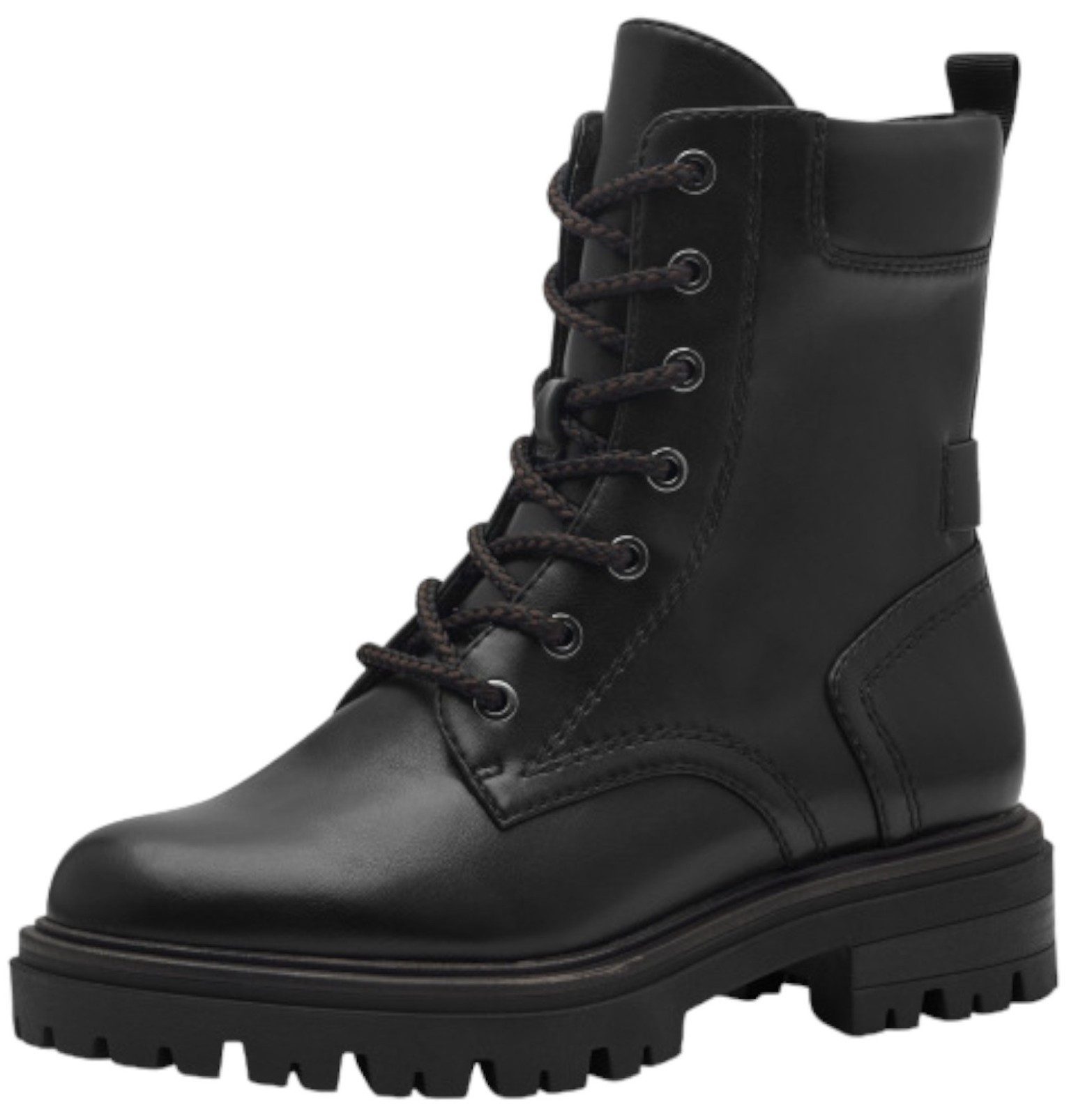 1-25295-43 020 Black Matt Stiefelette