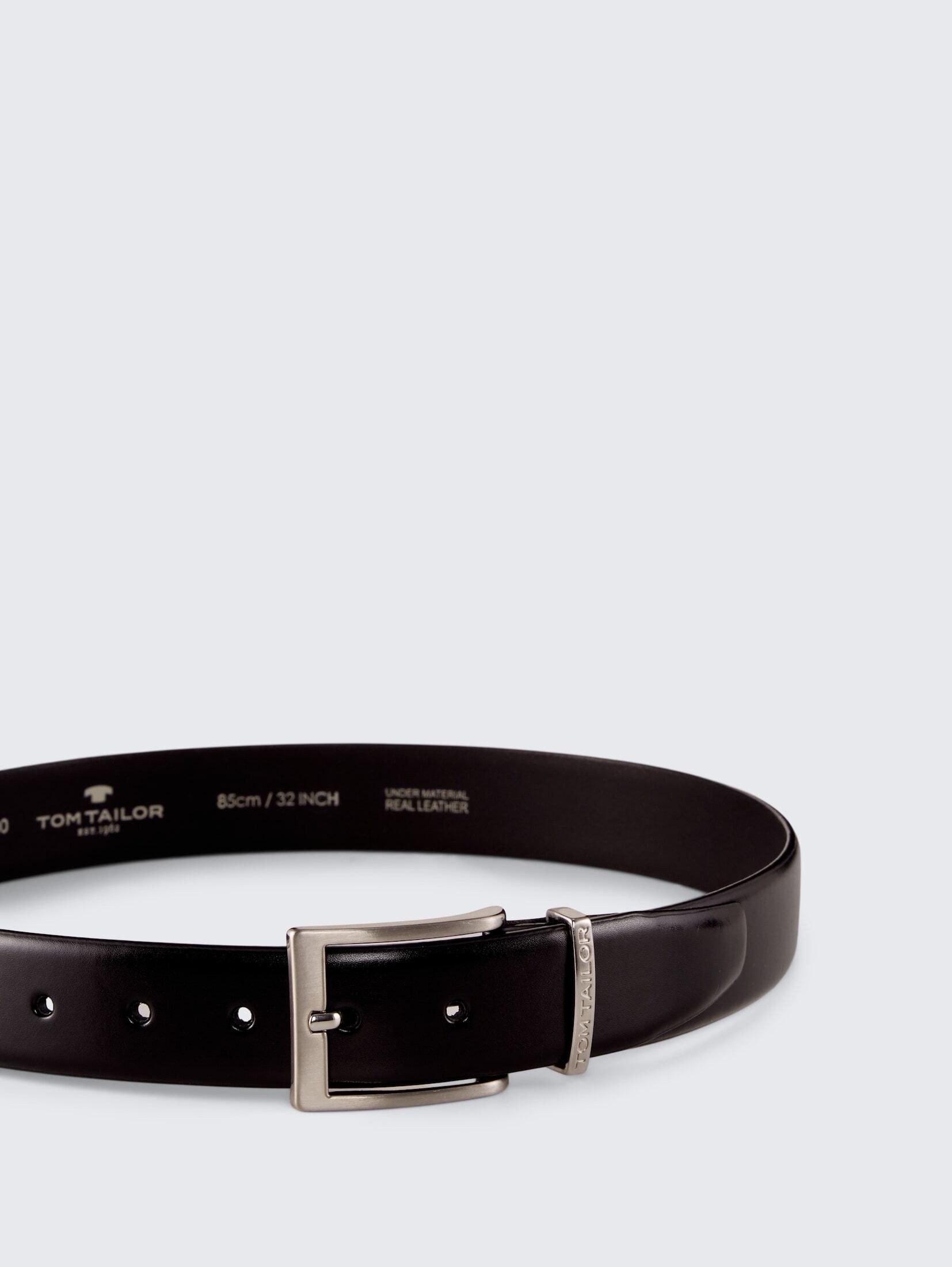 TOM TAILOR Ledergürtel Belts TTBILL Gürtel mit eckiger Dornschließe günstig online kaufen