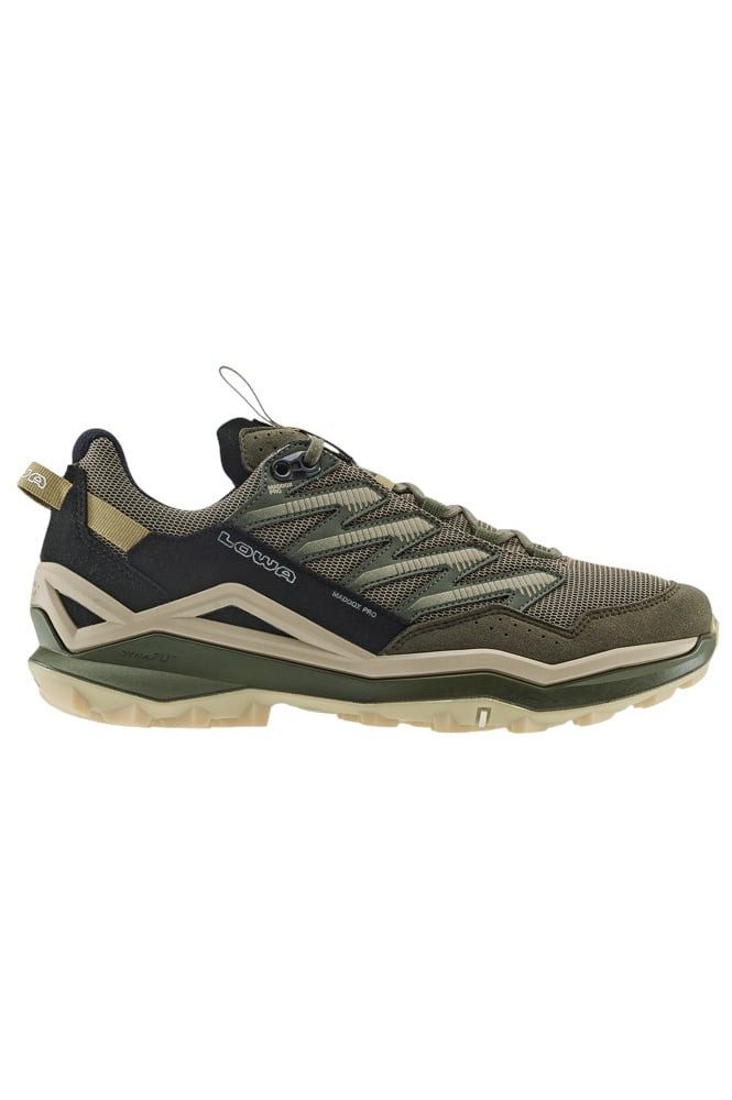 Lowa Maddox Pro Low (Fast-Hiking, Textil/Synthetik) schwarz/olive Herren Wa günstig online kaufen