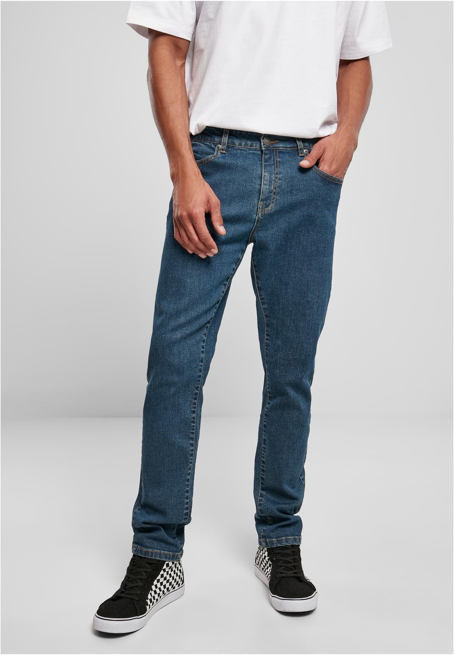 URBAN CLASSICS Funktionshose Slim Fit Jeans