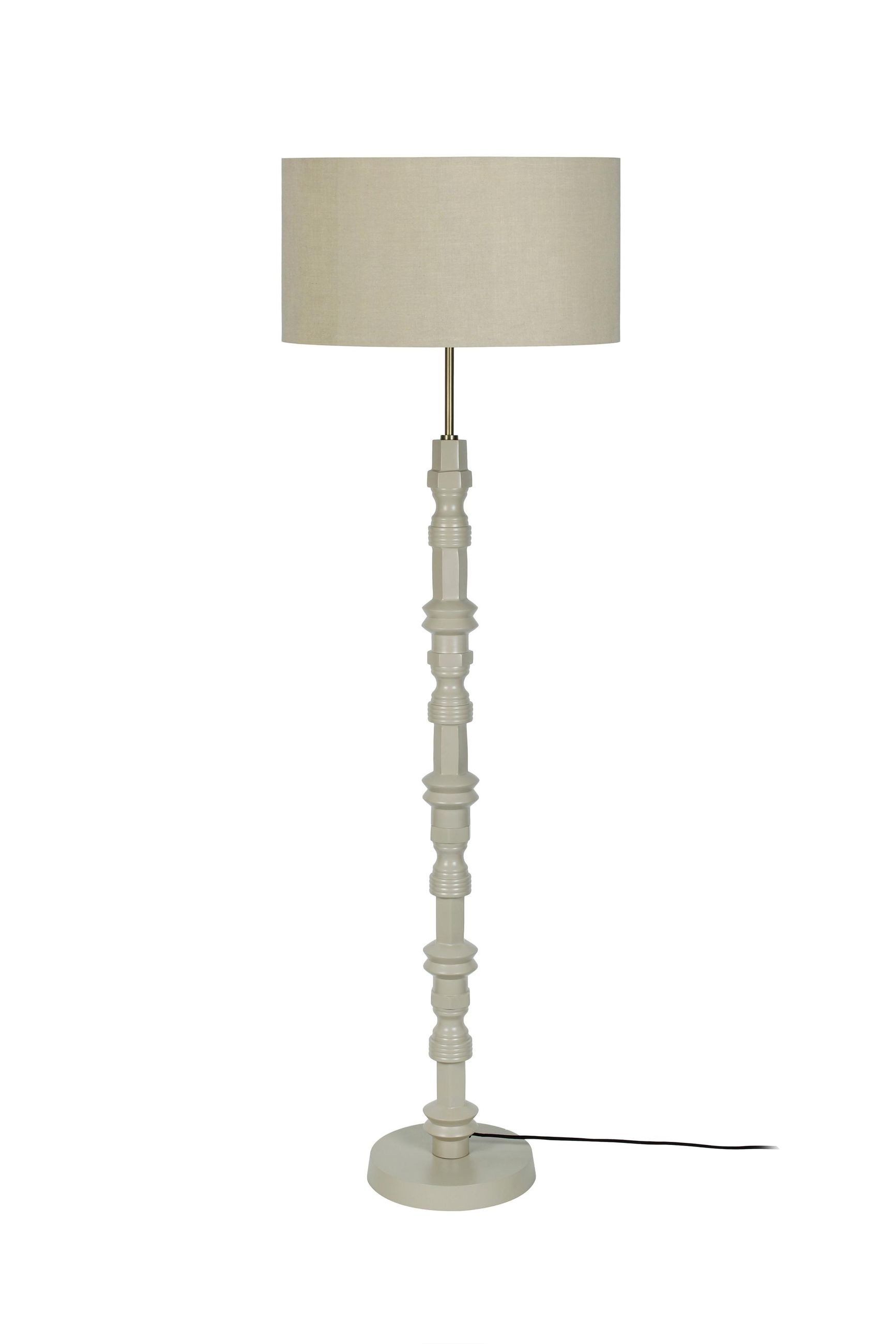 Zuiver Stehlampe Stehlampe Totem Beige Skulpturales Design von Zuiver, ohne Leuchtmittel