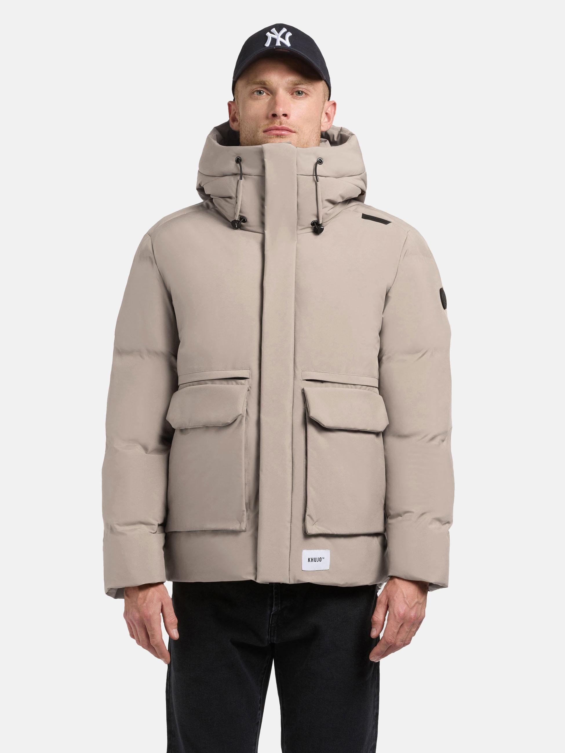 khujo Winterjacke Dave Warme Herren Outdoorjacke mit Rucksackträgern innen günstig online kaufen