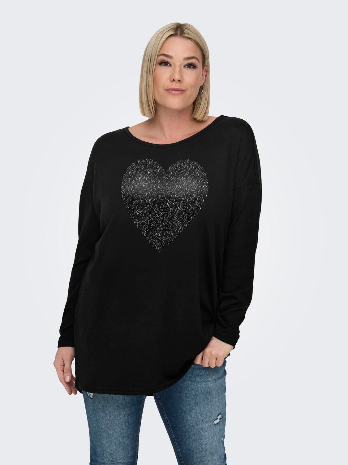ONLY CARMAKOMA Langarmshirt CARALBA LS LONG günstig online kaufen
