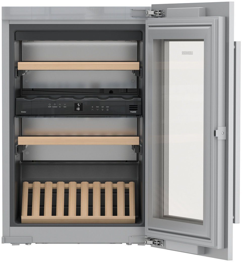 Liebherr Einbauweintemperierschrank EWTdf 0,75l,FreshAir-Aktivkohlefilter, 1653 30 für Kindersicherung Vinidor, á Standardflaschen