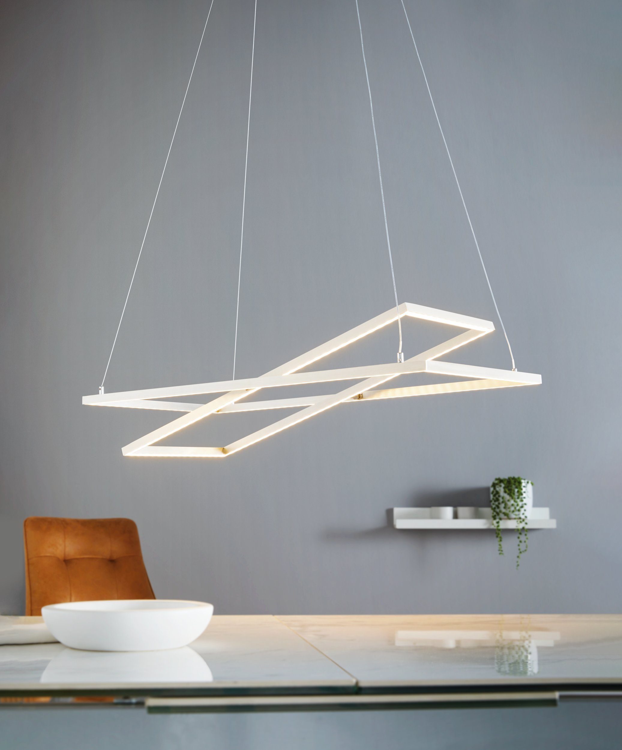 EGLO LED-Hängeleuchte Tamasera, Leuchtmittel inklusive, Hängelampe, dimmbar, Hängeleuchte, Esstischlampe, Wohnzimmerlampe
