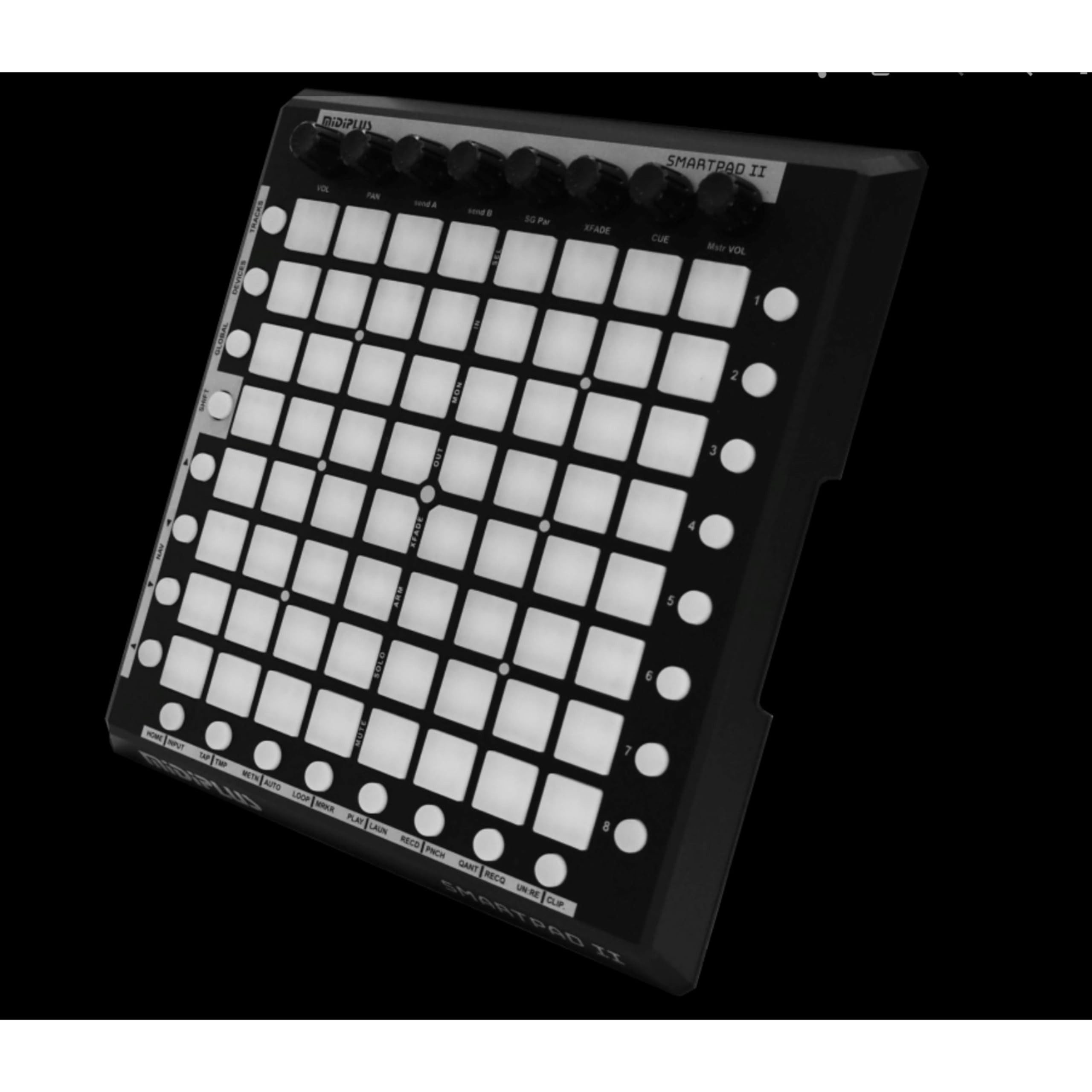 MIDIPLUS Digitales Aufnahmegerät (Smart Pad II MIDI USB Pad Controller - MIDI Interface)