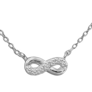 SilberDream Silberkette SilberDream Unendlich Halskette silber, Halskette (Unendlich) ca. 45cm, 925 Sterling Silber, Farbe: silber