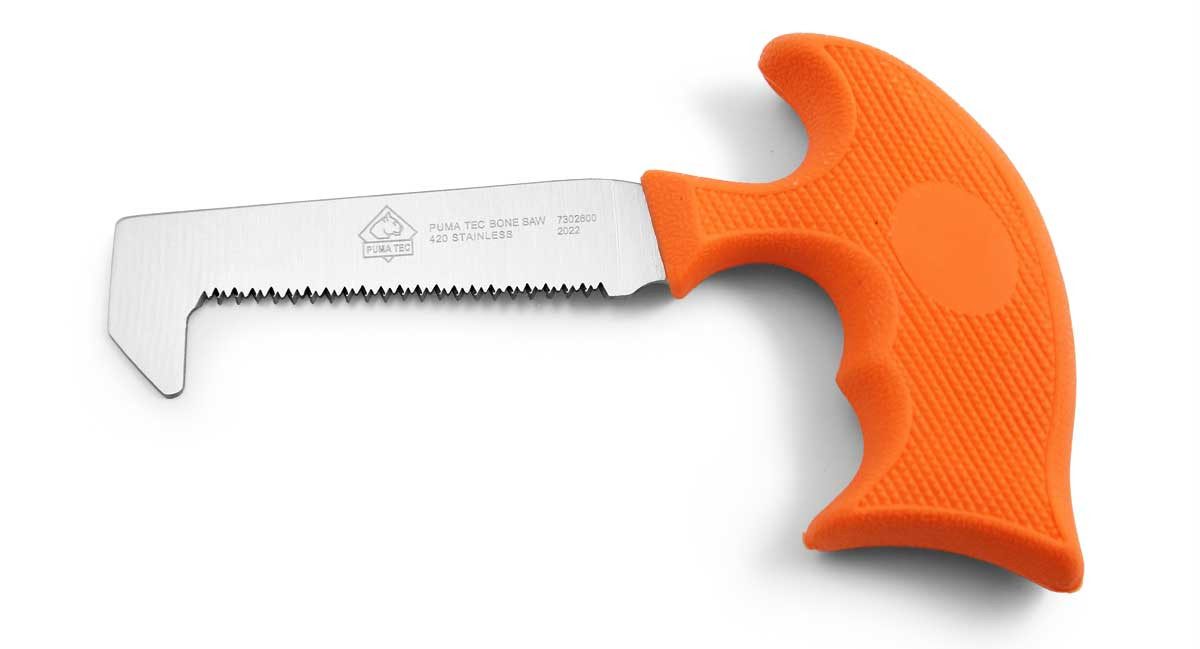 Universalmesser Knochensäge Kunststoffgriff schwarzes Nylonetui