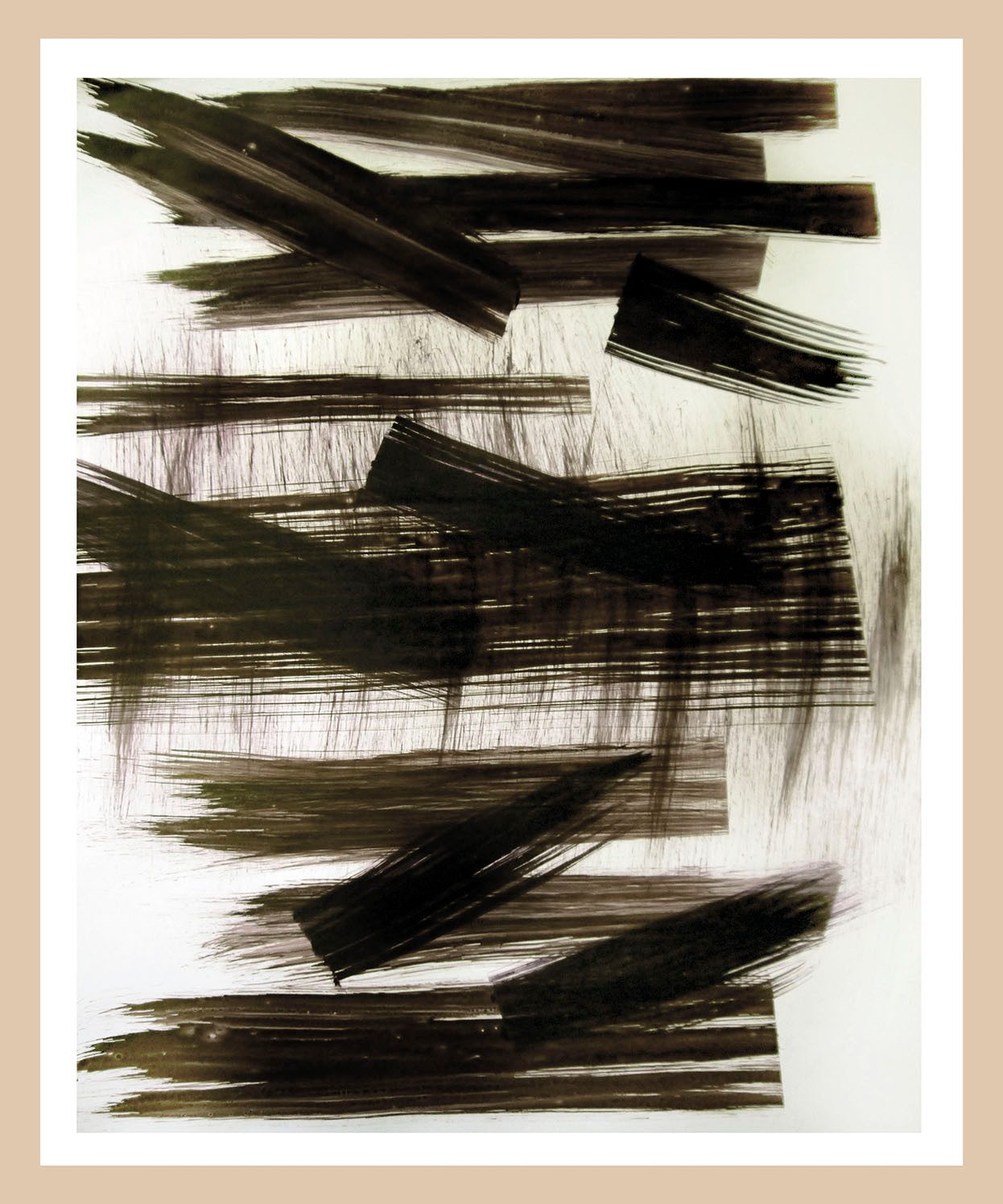 LeGer Home by Lena Gercke Bild mit Rahmen Mila, Abstrakt, Abstrakte, Art, Kunst (1 St), Premium Poster mit Naturholzrahmen, Handarbeit aus Deutschland
