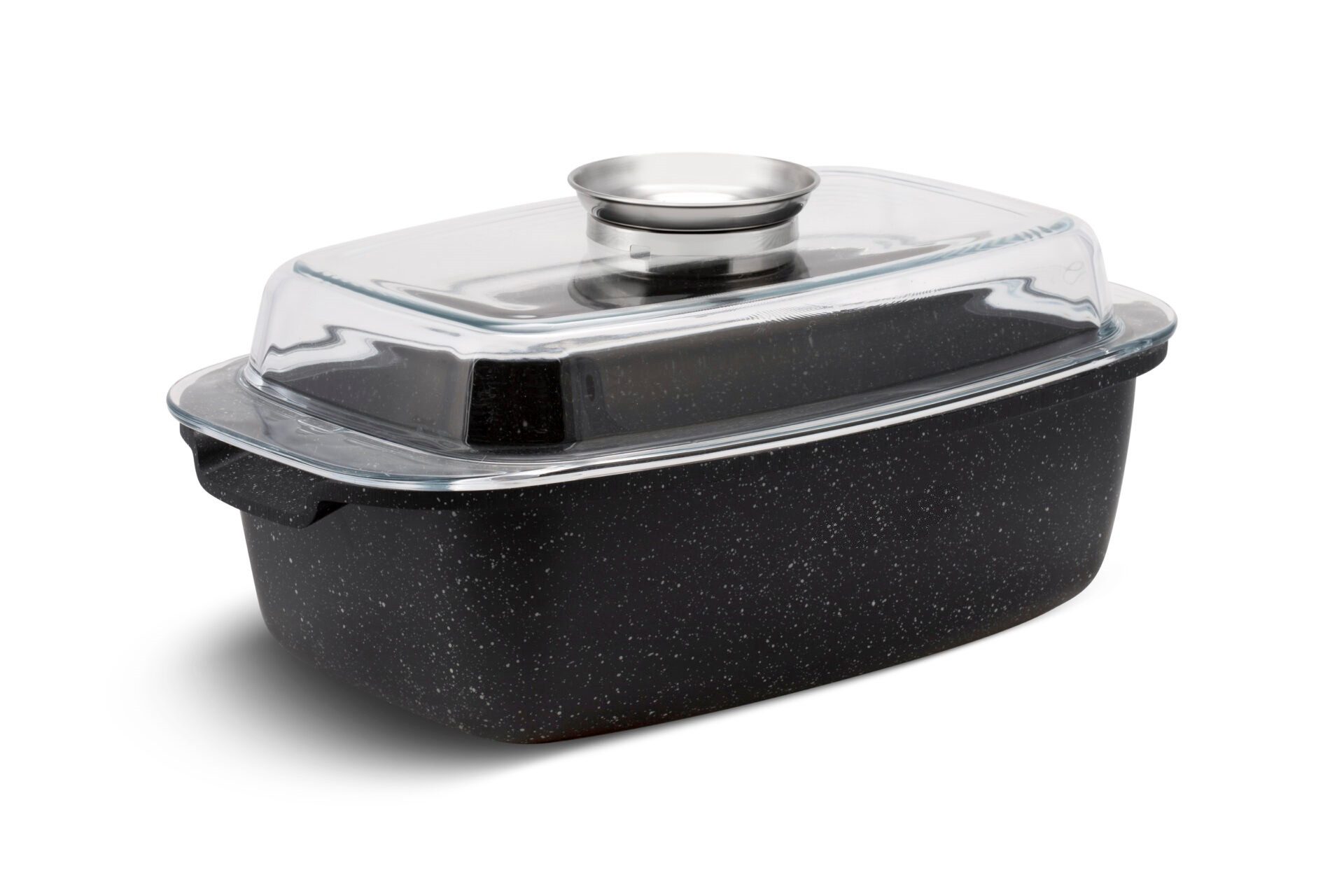 KlönBerg Bräter Bräter ideal zum Braten von Enten und Gänsen, Steinbeschichtung, Aluminiumguss, Aluminium, Edelstahl, Keramik (Multifunktional, geeignet zum Koc – Bild 4 von 5