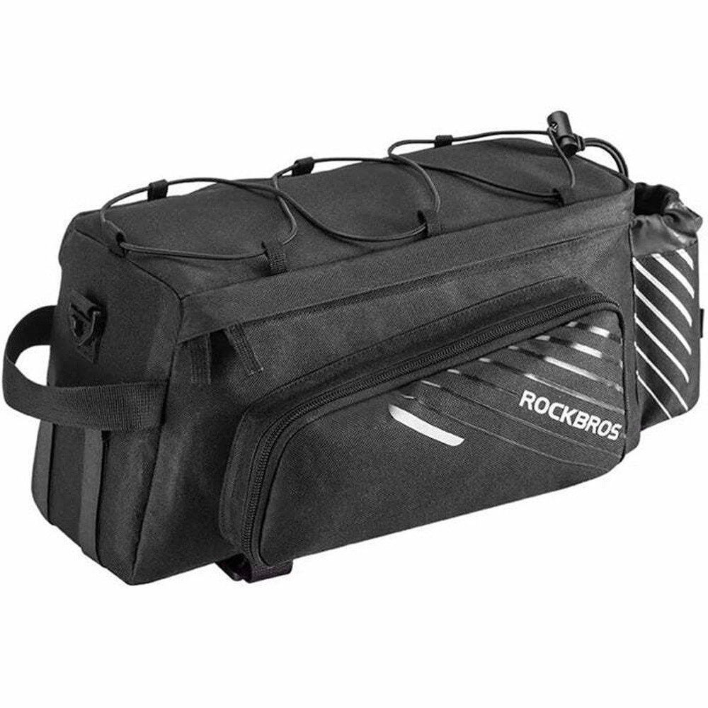 ROCKBROS Gepäckträgertasche Fahrradtasche Hecktasche Radreisetasche (Spar-Set, 1-tlg., 12 l reflektierend), 12 l Volumen, Reflektoren, Flaschentasche