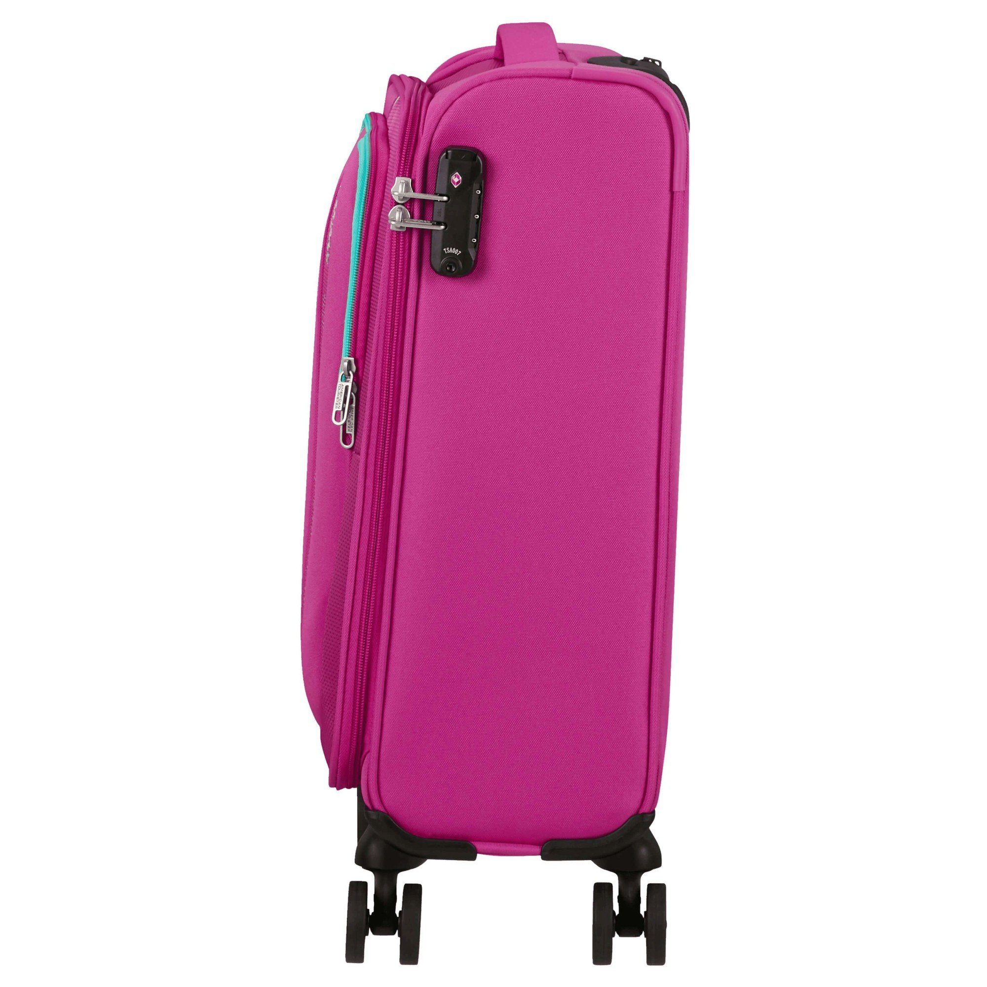 Rollen cm, Sea S fuchsia 55 - Tourister® Seeker 4-Rollen-Kabinentrolley American 4 deep Handgepäck-Trolley Rollen