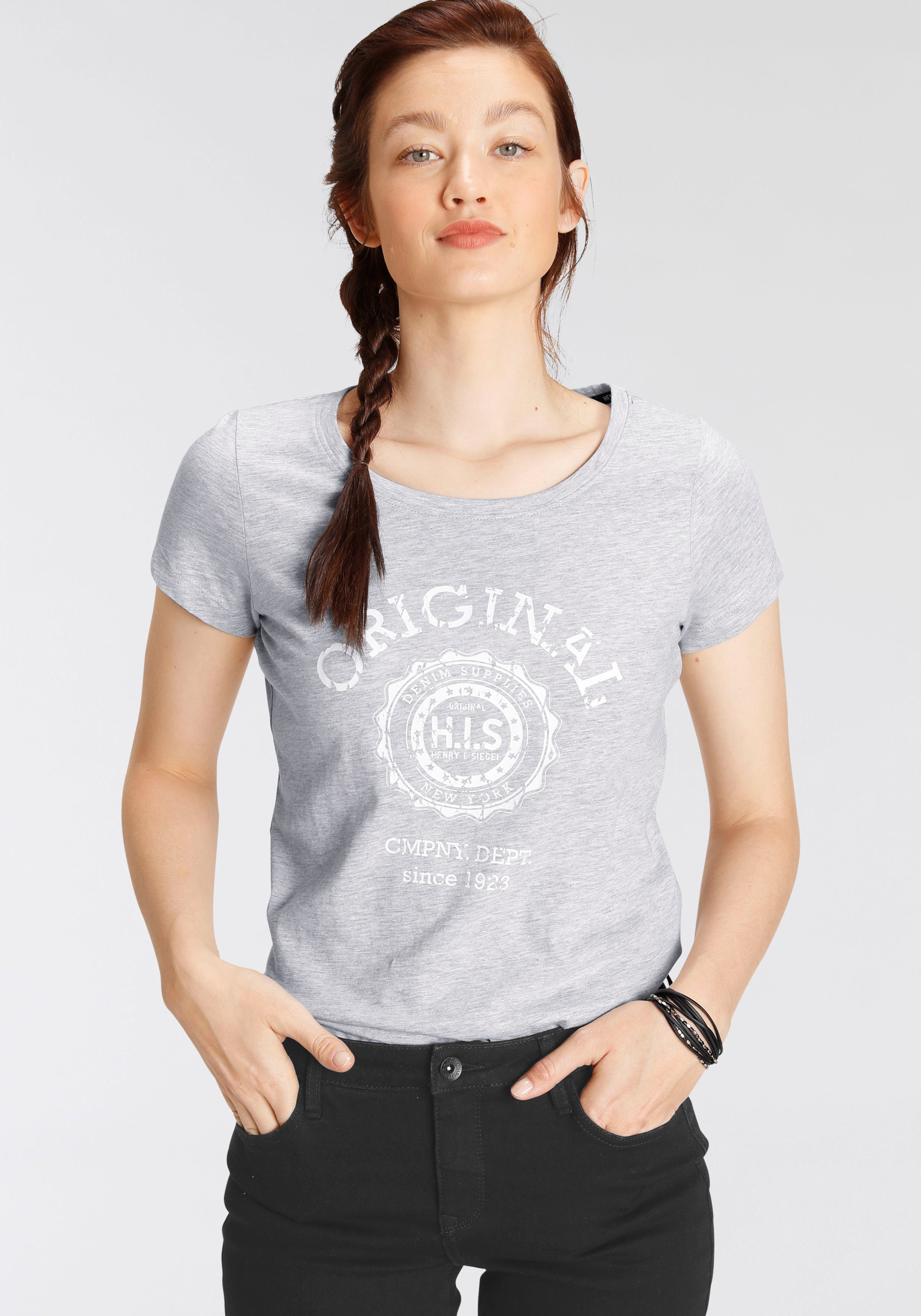 H.I.S Kurzarmshirt mit Heritage-Print von H.I.S