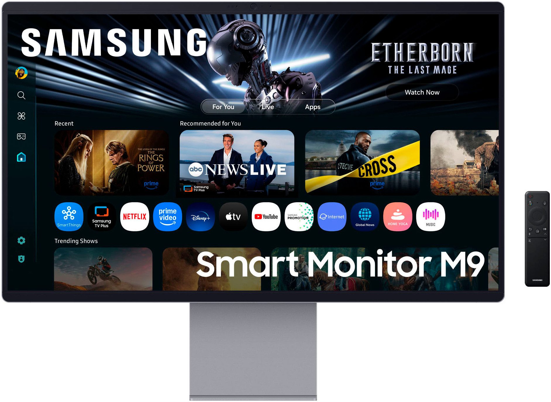 Samsung S32FM900SU Smart Monitor (80 cm/32 ", 3840 x 2160 px, 4K Ultra HD, 0,03 ms Reaktionszeit, 165 Hz, QD-OLED)