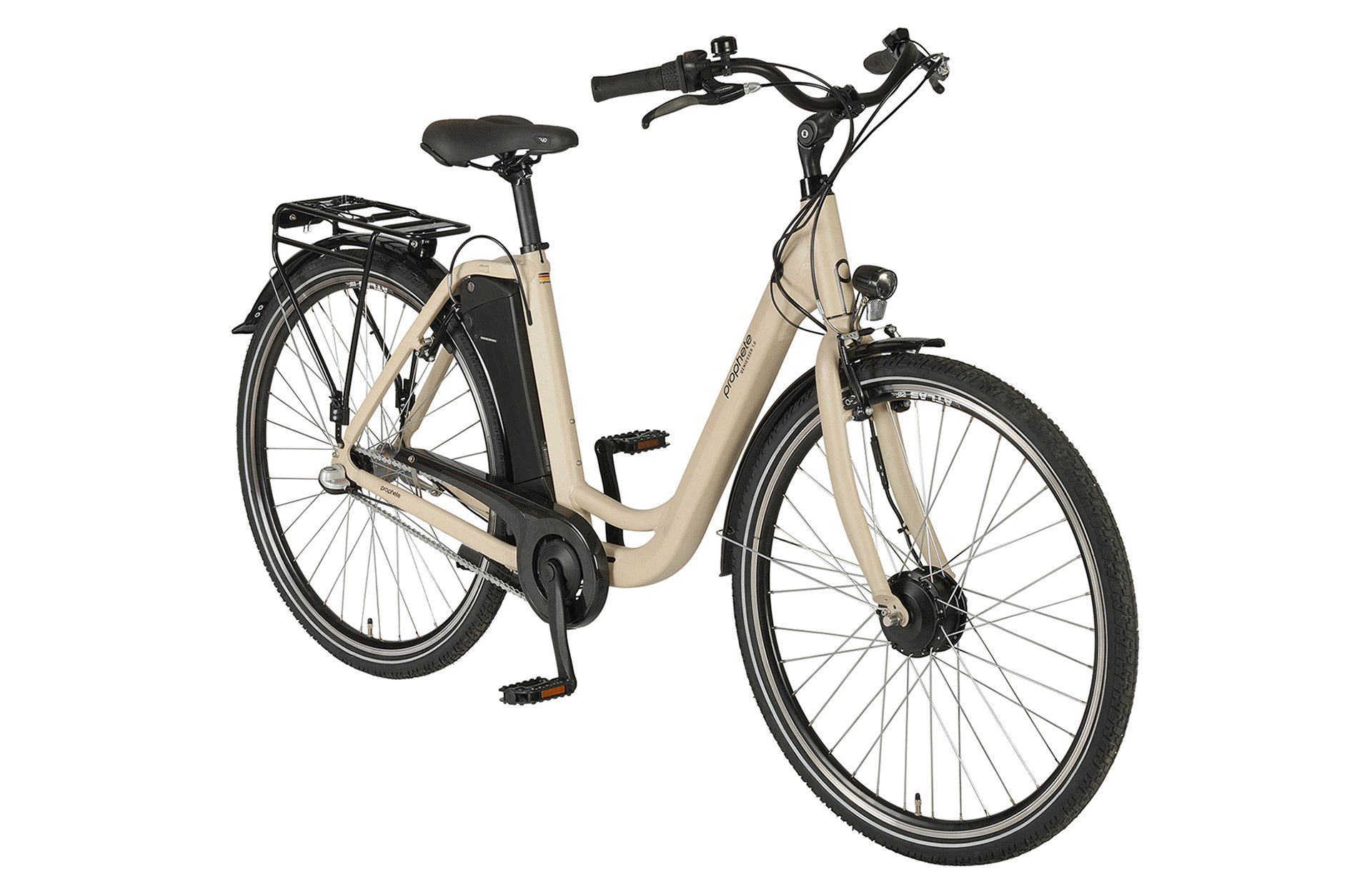 Prophete E-Bike Cityrad Prophete Geniesser 1.0, 3 Gang Shimano Nexus Schaltwerk, Nabenschaltung, Frontmotor, 374 Wh