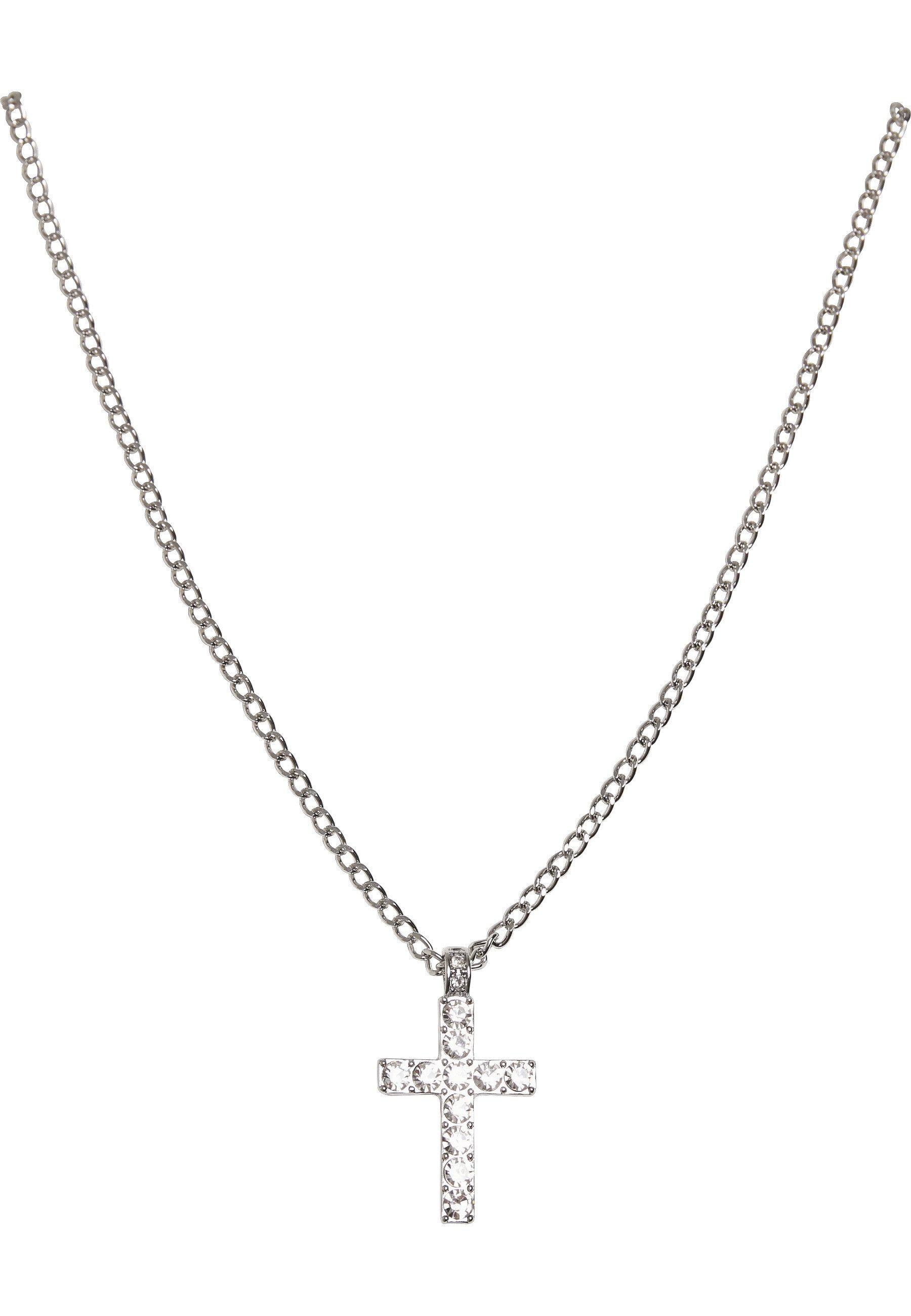 URBAN CLASSICS Edelstahlkette Urban Classics Unisex Diamond Cross Necklace günstig online kaufen