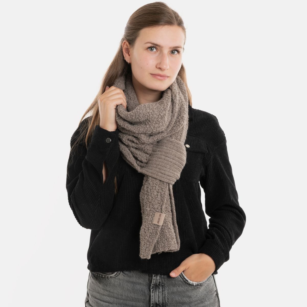 Knit Factory Strickschal Haze Schal Marron, günstig online kaufen