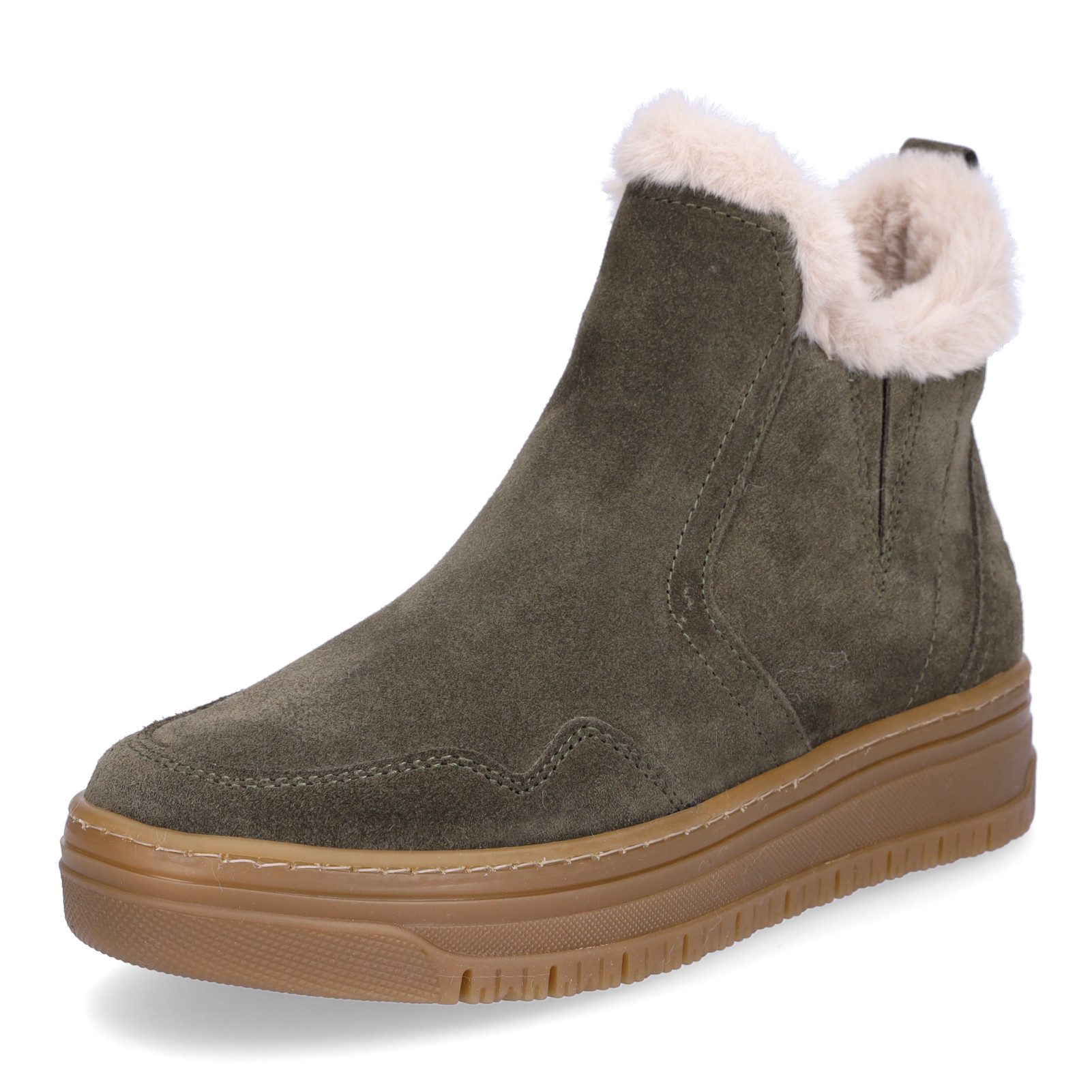 Tamaris Tamaris Damen Boot oliv Ankleboots