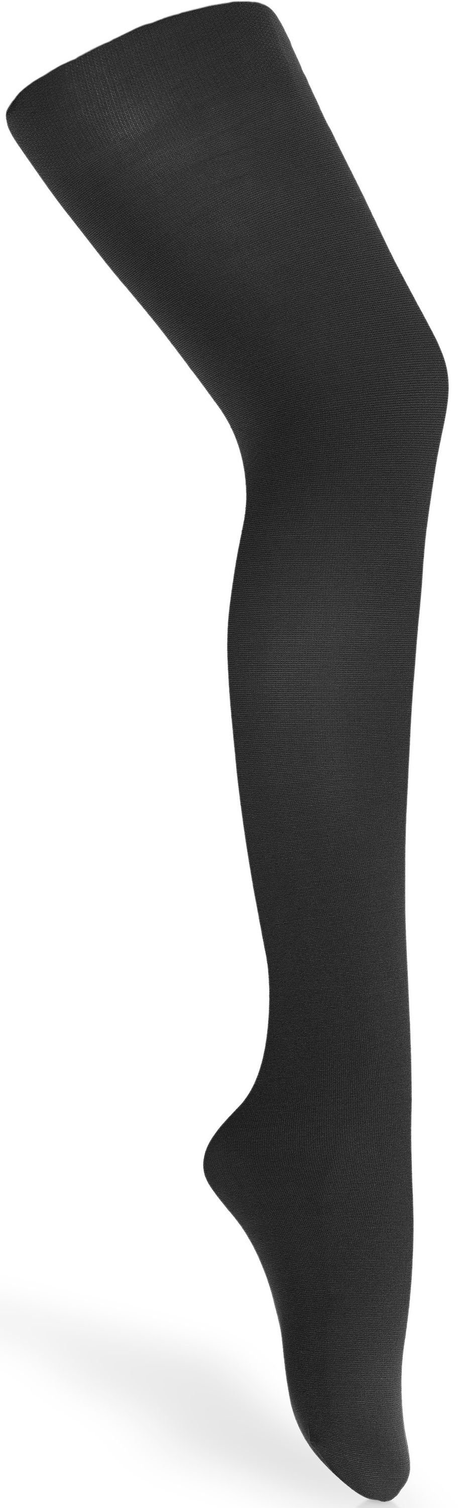 (1 Strumpfhose Merry Microfaser DEN 60 St) Graphite für Mädchen Strumpfhose DEN Kinder 60 Style