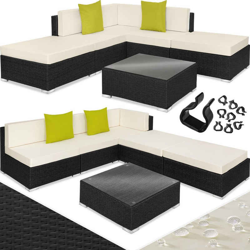 tectake Loungeset Paris, (Set, 6-tlg)