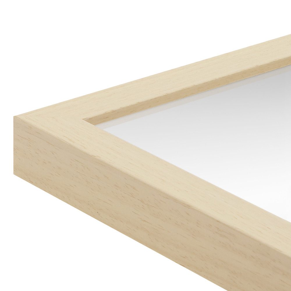 WANDStyle Wandspiegel H960, Großer Spiegel Natur 43x53 cm, Wandspiegel groß, Ganzkörperspiegel