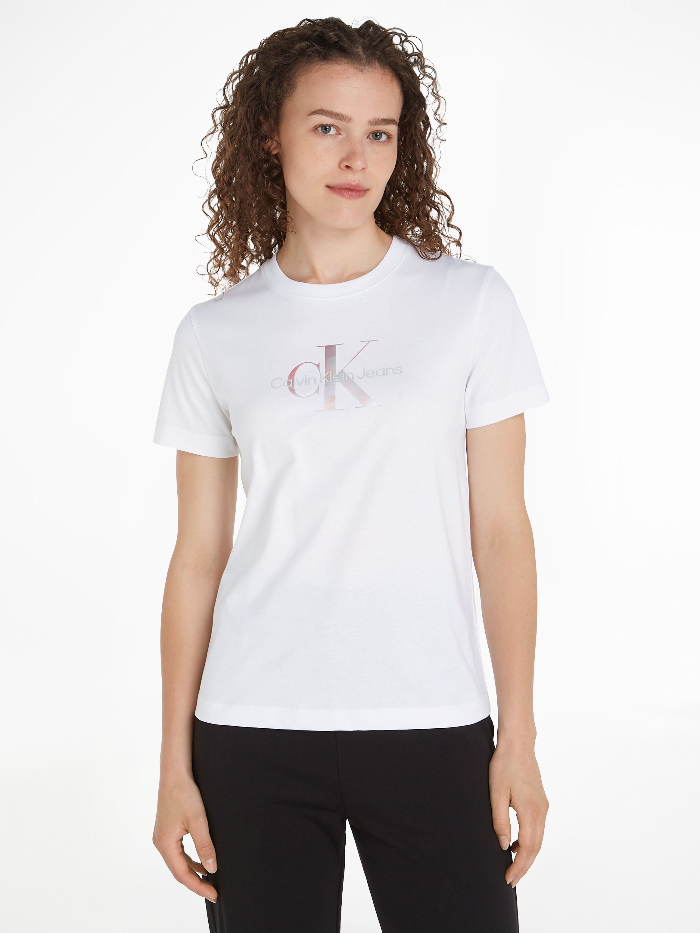 Calvin Klein Jeans T-Shirt DIFFUSED TEE MONOLOGO Logoschriftzug mit REGULAR