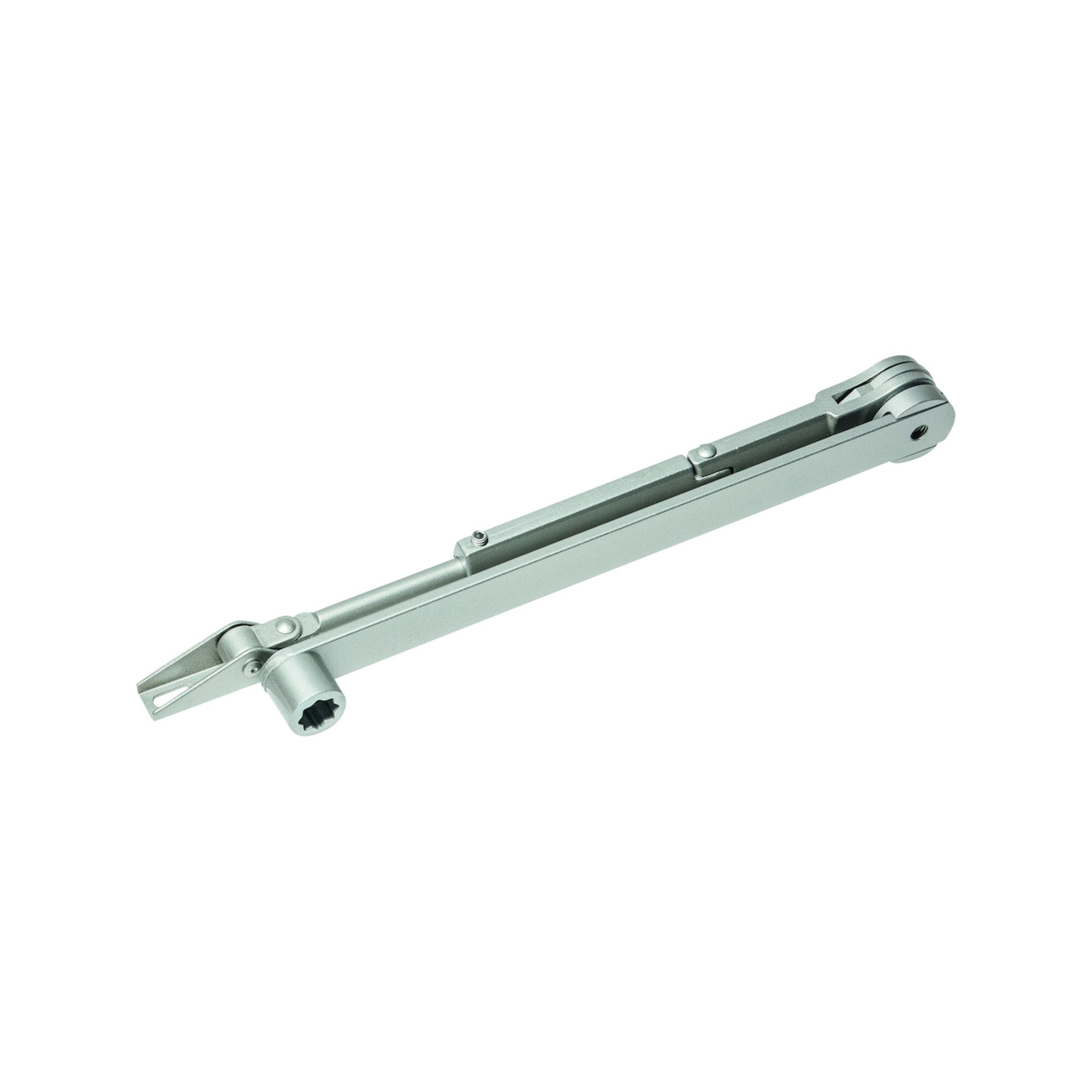 DORMA-GLAS Türschließer Dorma Rastfeststellarm silber Feststellgestänge f. TS 71 u. TS 72