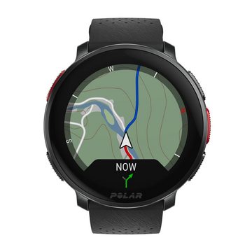 Polar VANTAGE V3 Smartwatch (3,5 cm/1,39 Zoll), Premium-Multisportuhr Silikon-Armband S-L