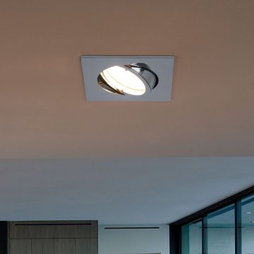 etc-shop LED Einbaustrahler, LED-Leuchtmittel fest verbaut, Warmweiß, 6x LED Einbau Decken Strahler Schlaf Gäste Zimmer Spot Lampen