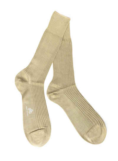 Di Carlo Socken (1 Paar) Gentleman-Socken, Business-Socken, aus Baumwolle, Made in Italy